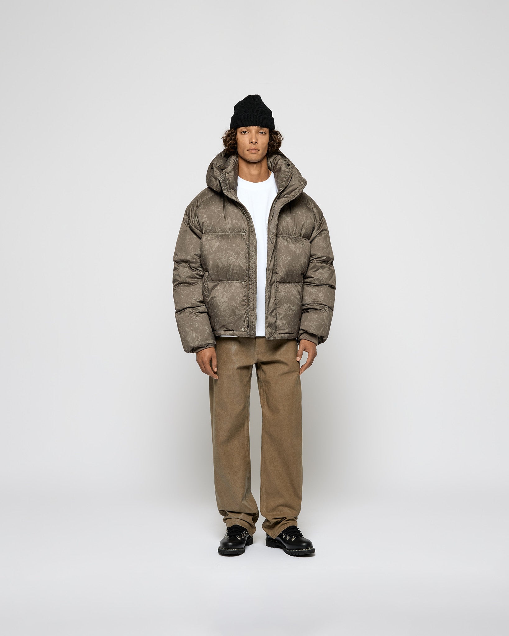 Nylon Down Puffer Jacket