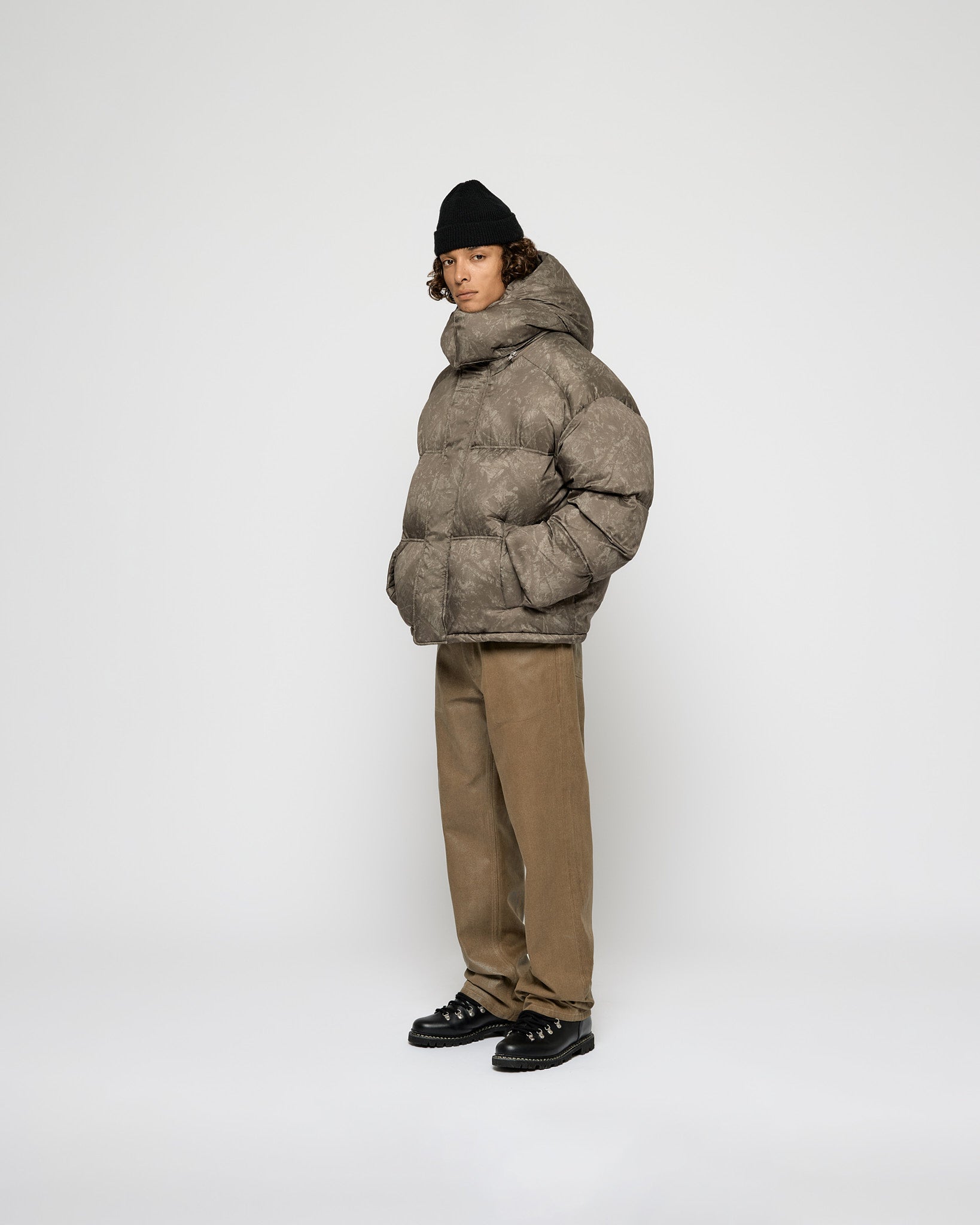 Nylon Down Puffer Jacket