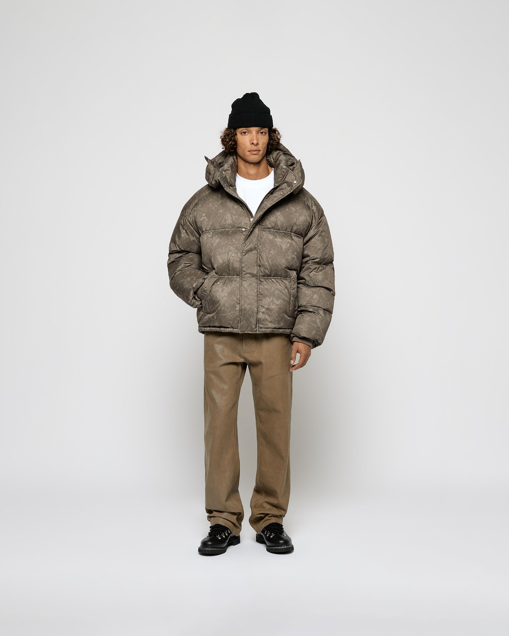 Nylon Down Puffer Jacket