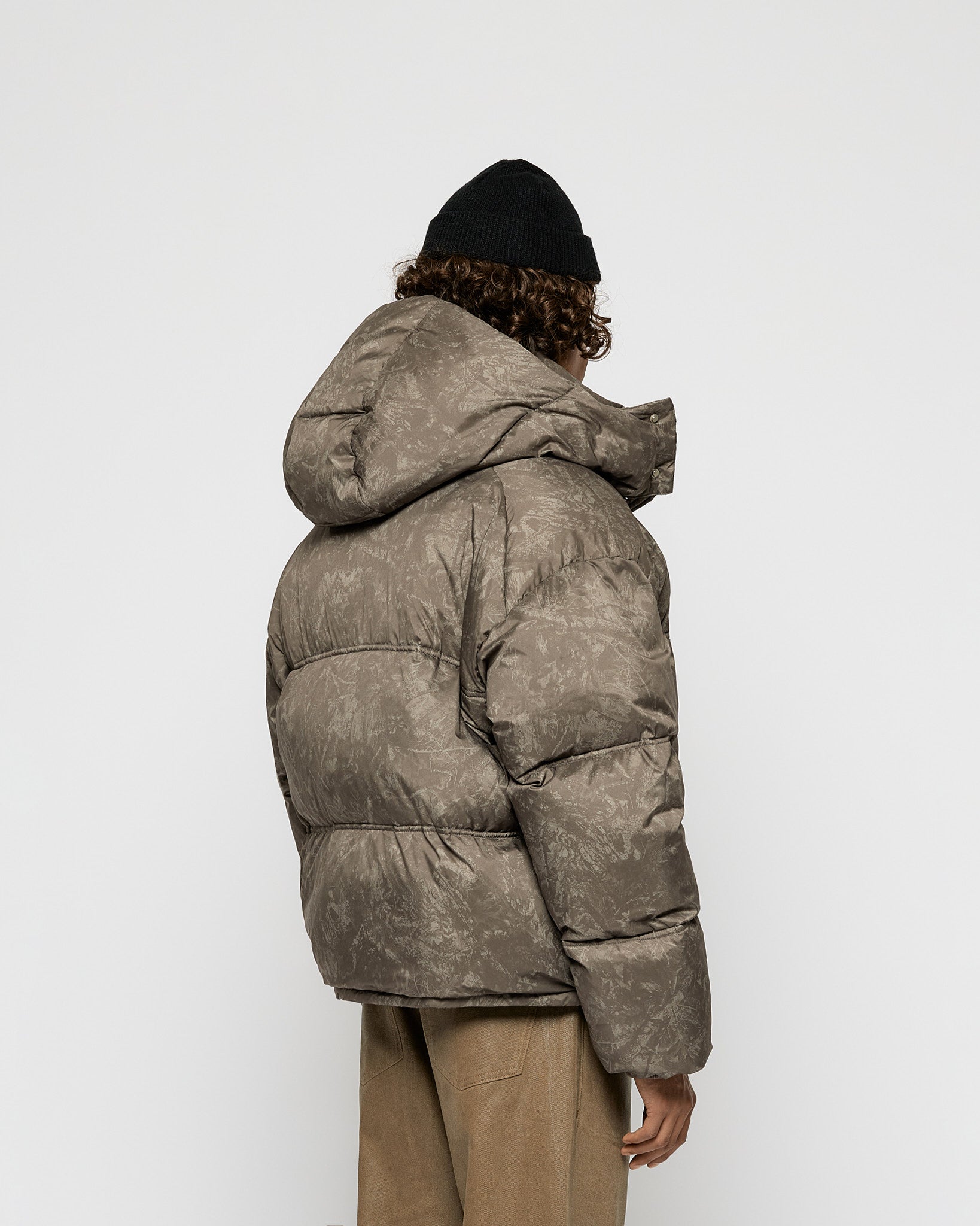 Nylon Down Puffer Jacket
