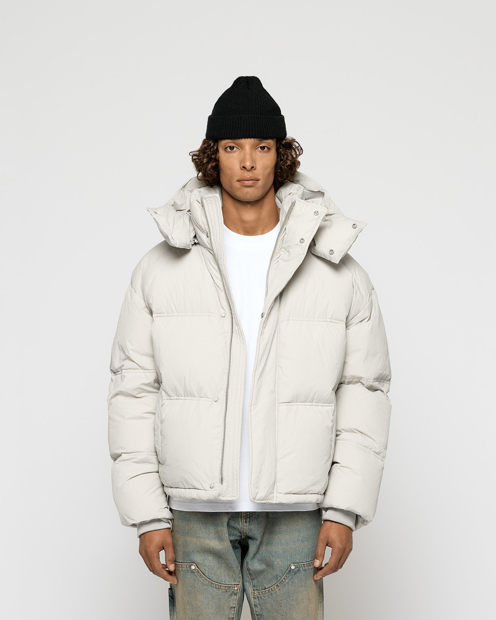 Nylon Down Puffer Jacket