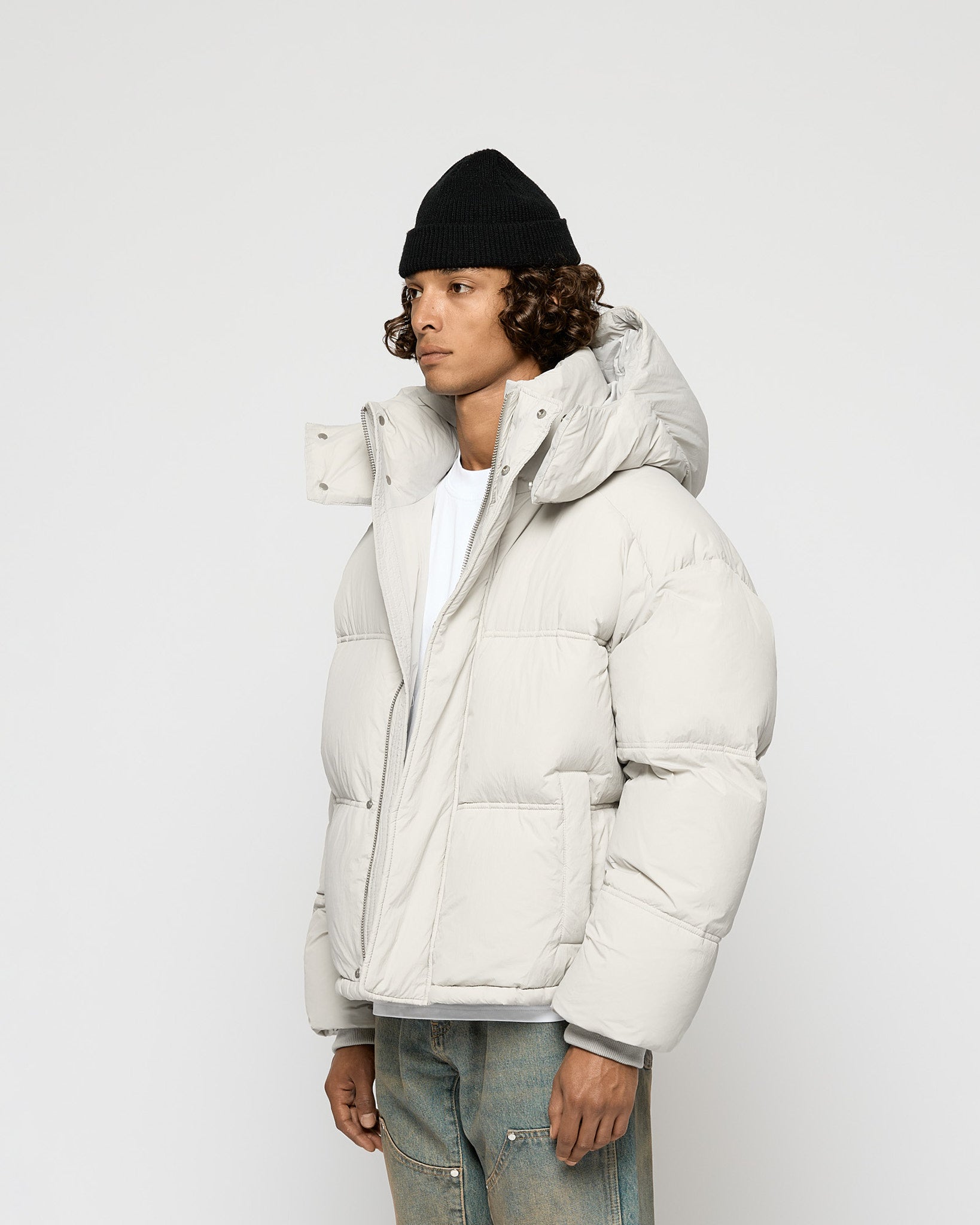 Nylon Down Puffer Jacket