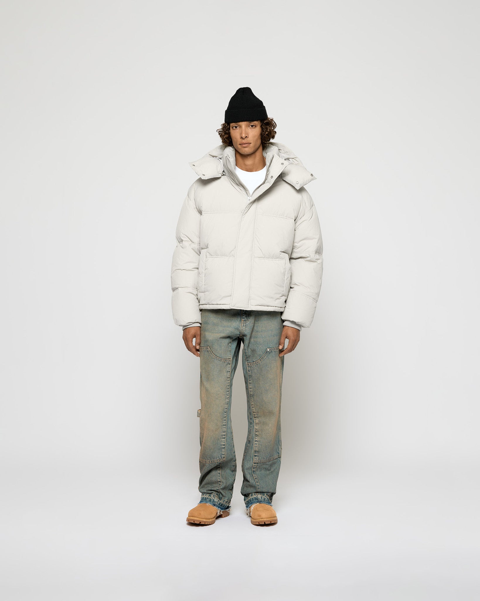 Nylon Down Puffer Jacket