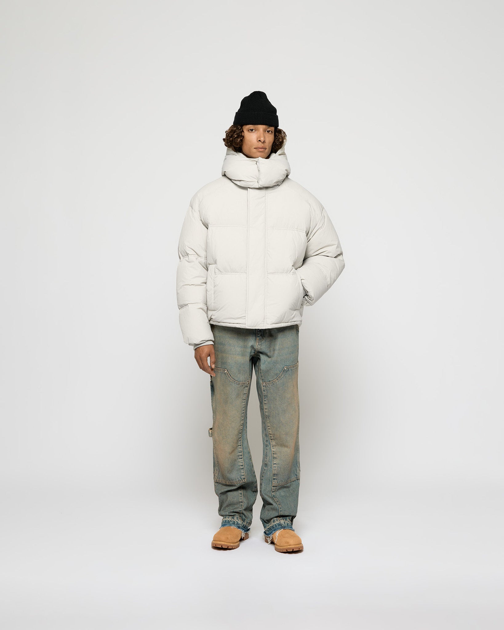 Nylon Down Puffer Jacket