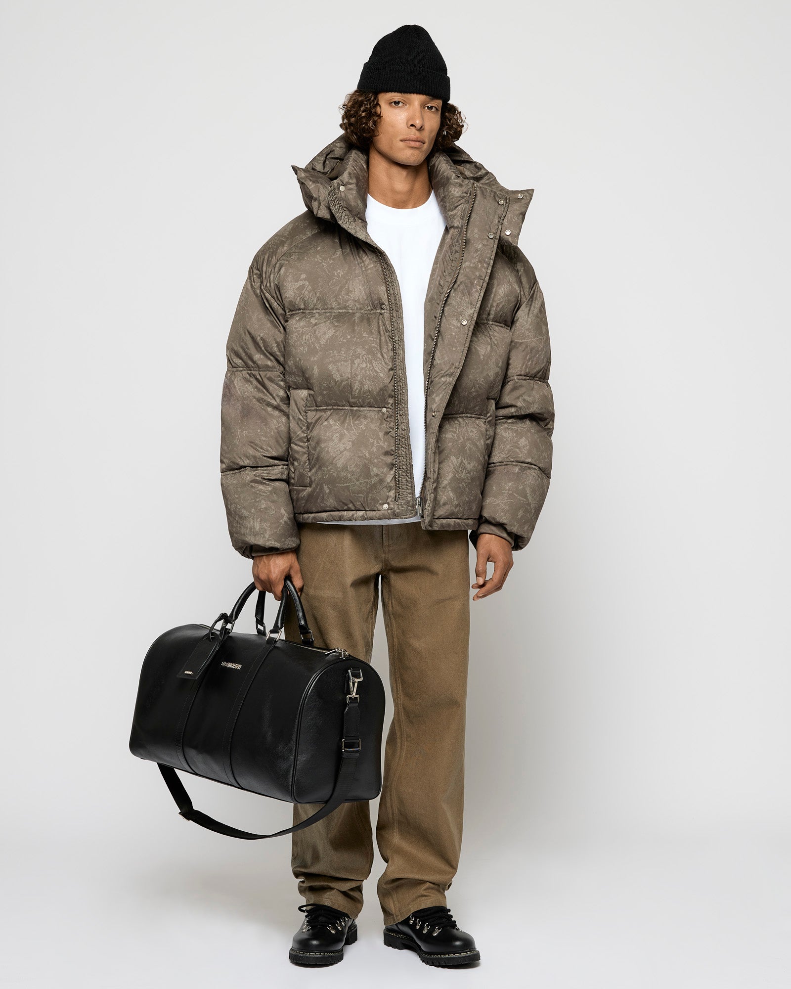 Leather Weekender
