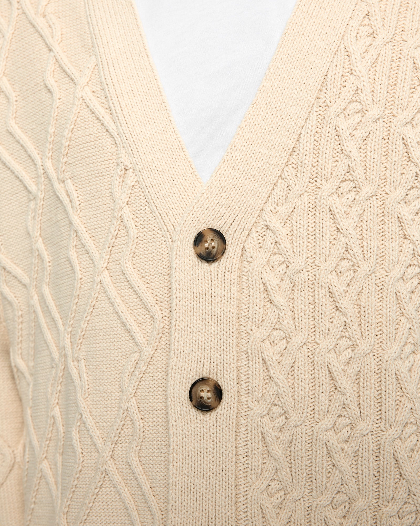 Wool Asymmetrical Knitted Cardigan