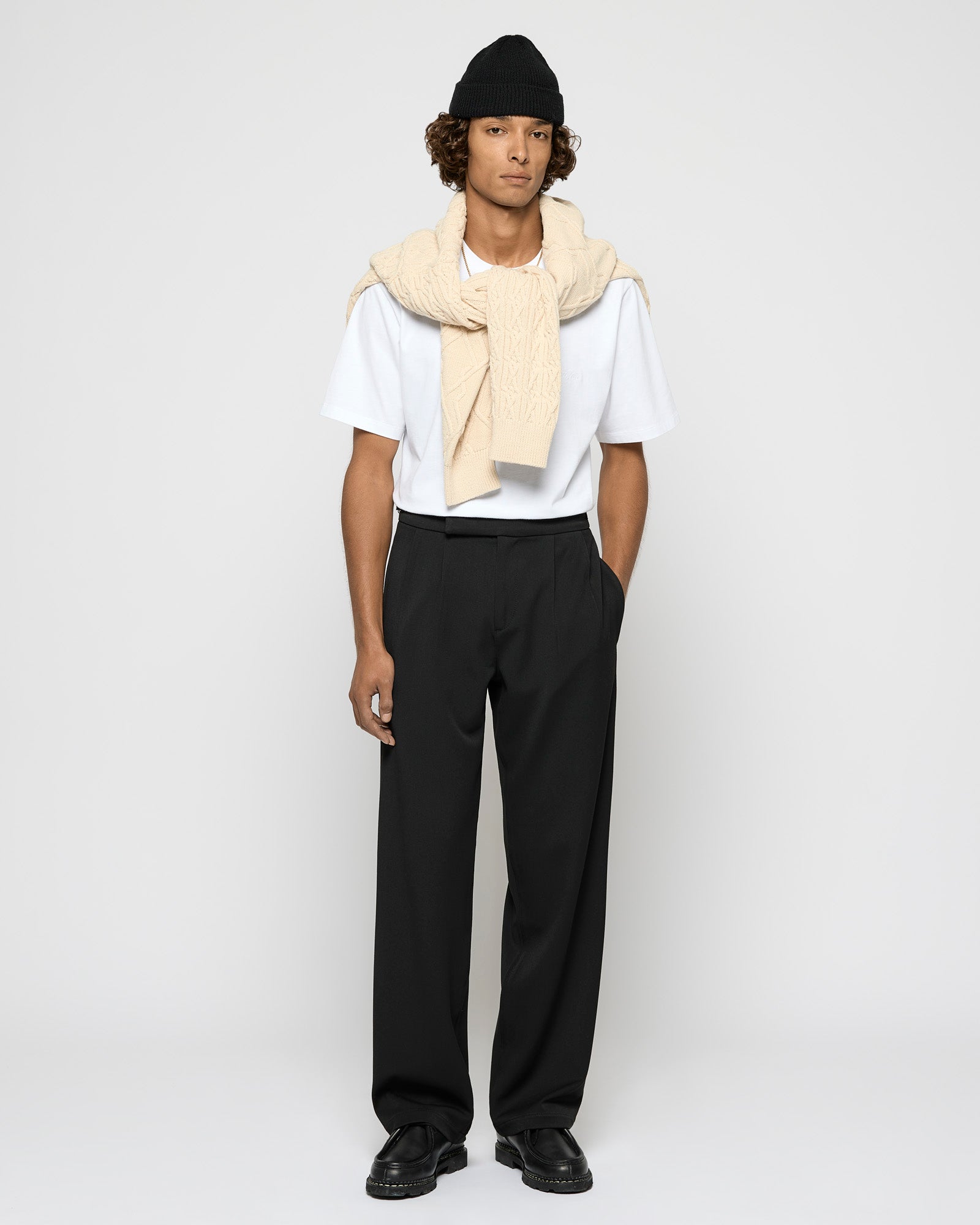 Pleated Regular Tailored Pants V2