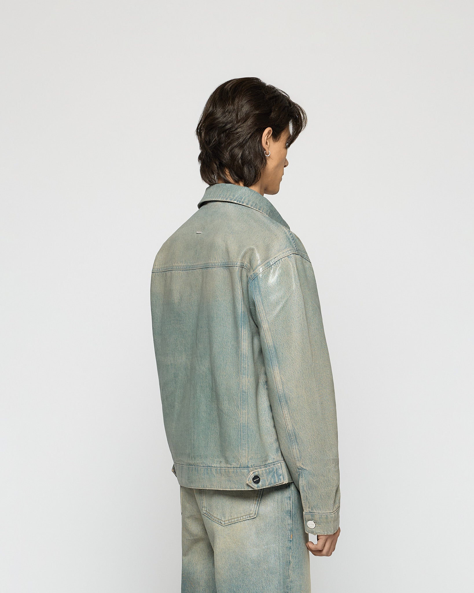 Coated Denim Jacket