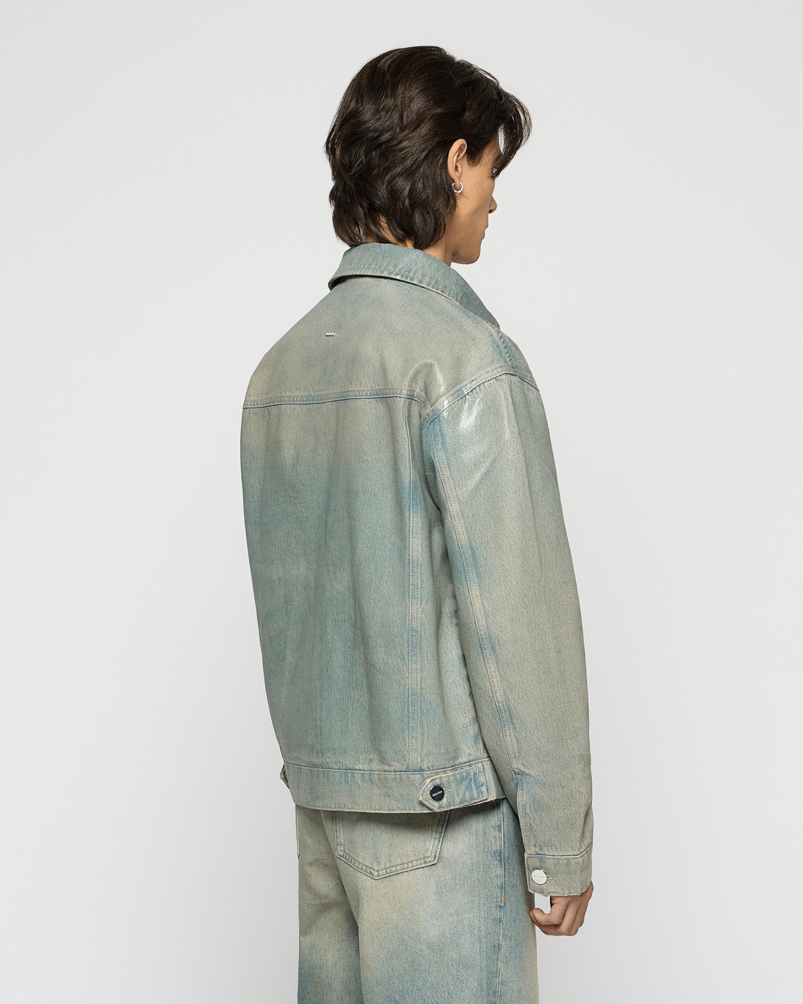 Coated Denim Jacket
