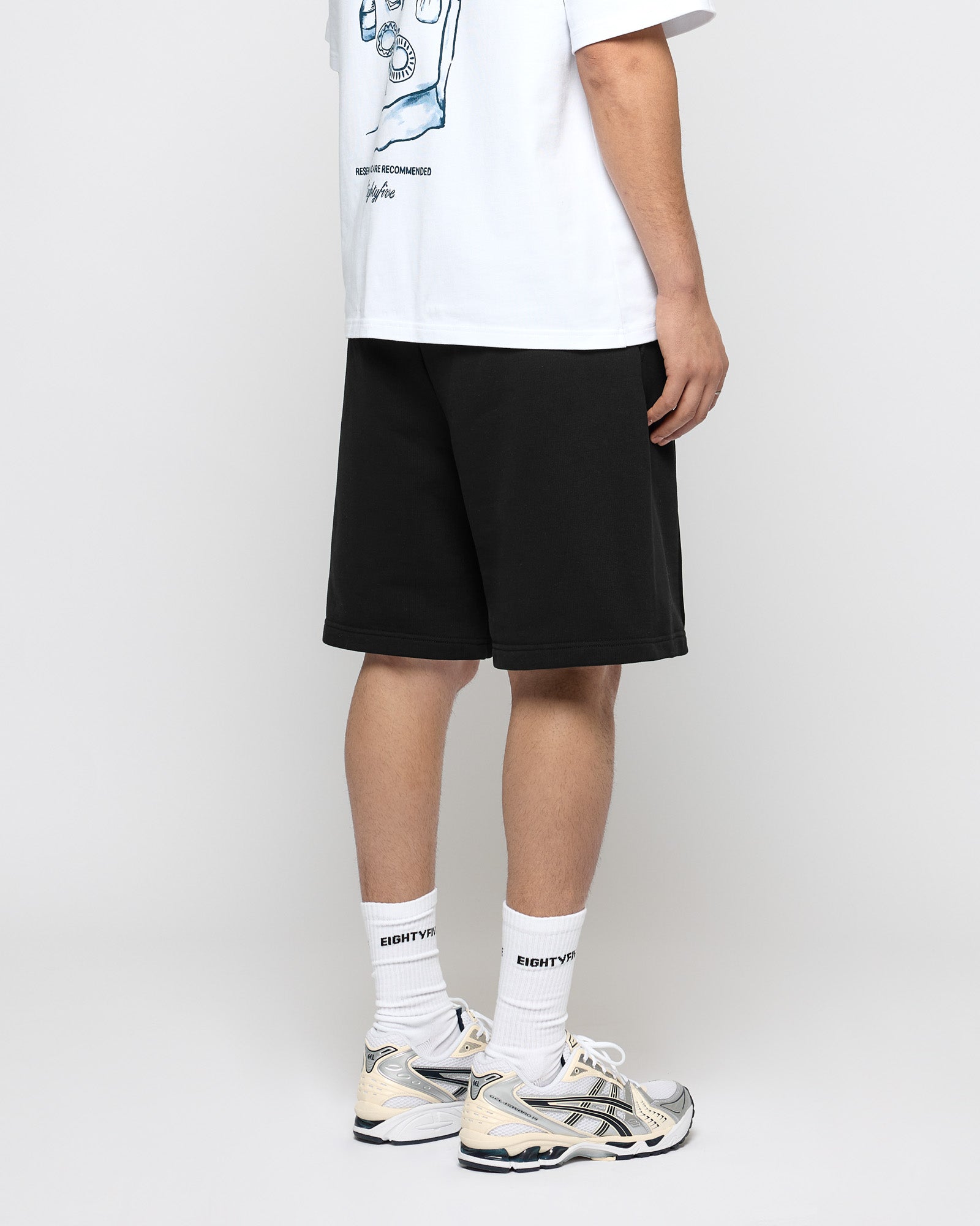 Pleated Sweatshorts