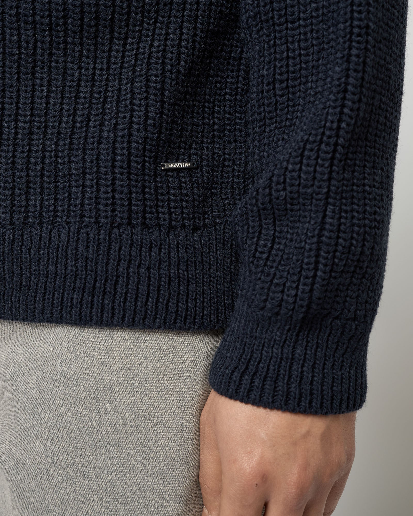 Knitted Polo Sweater