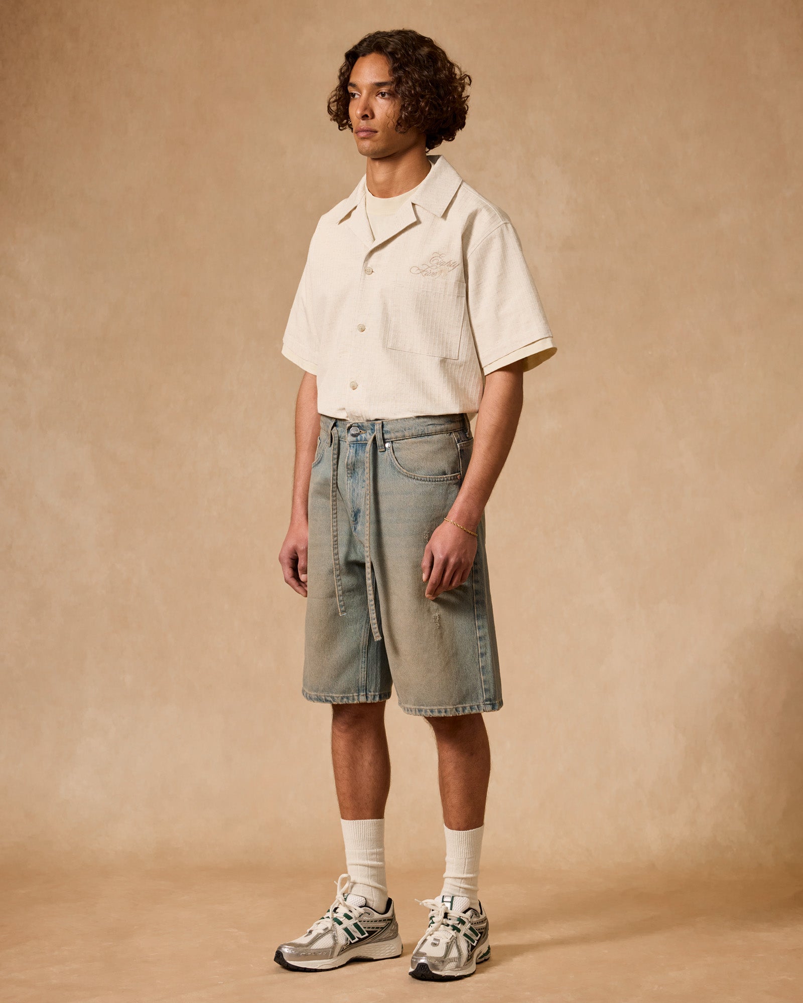 Baggy Jorts with Drawstrings