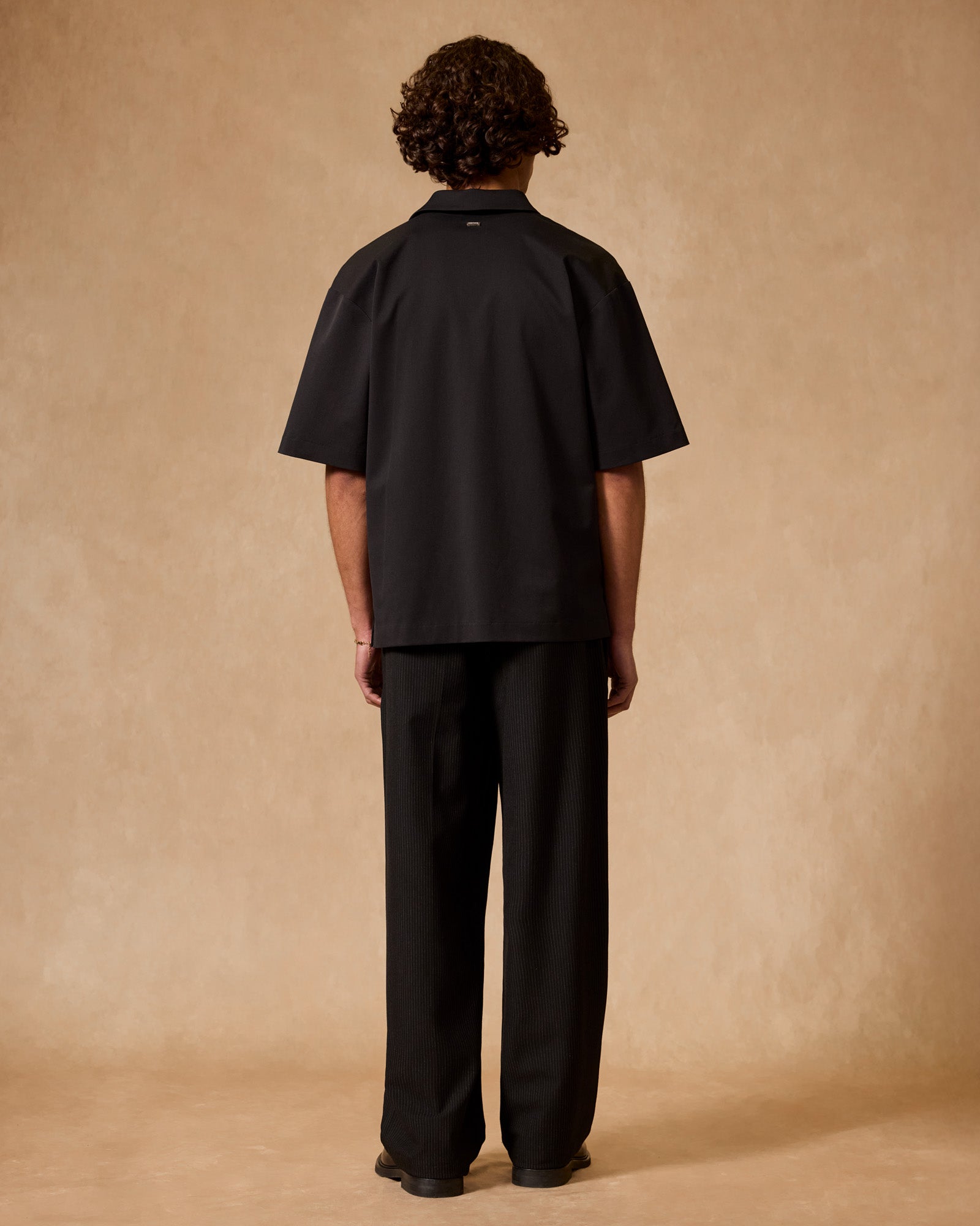 Pinstriped Regular Tailored Pants