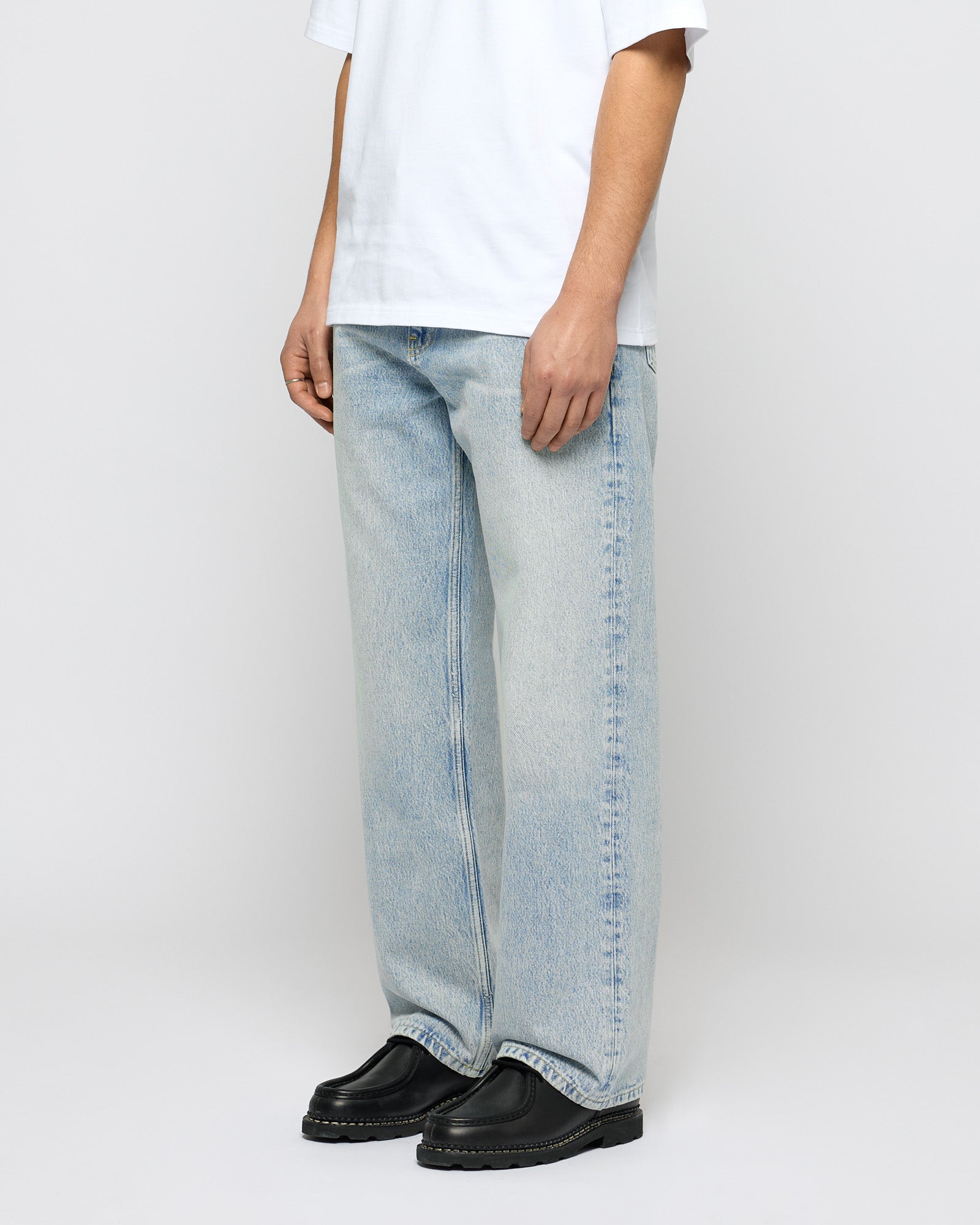 Cropped Straight Denim