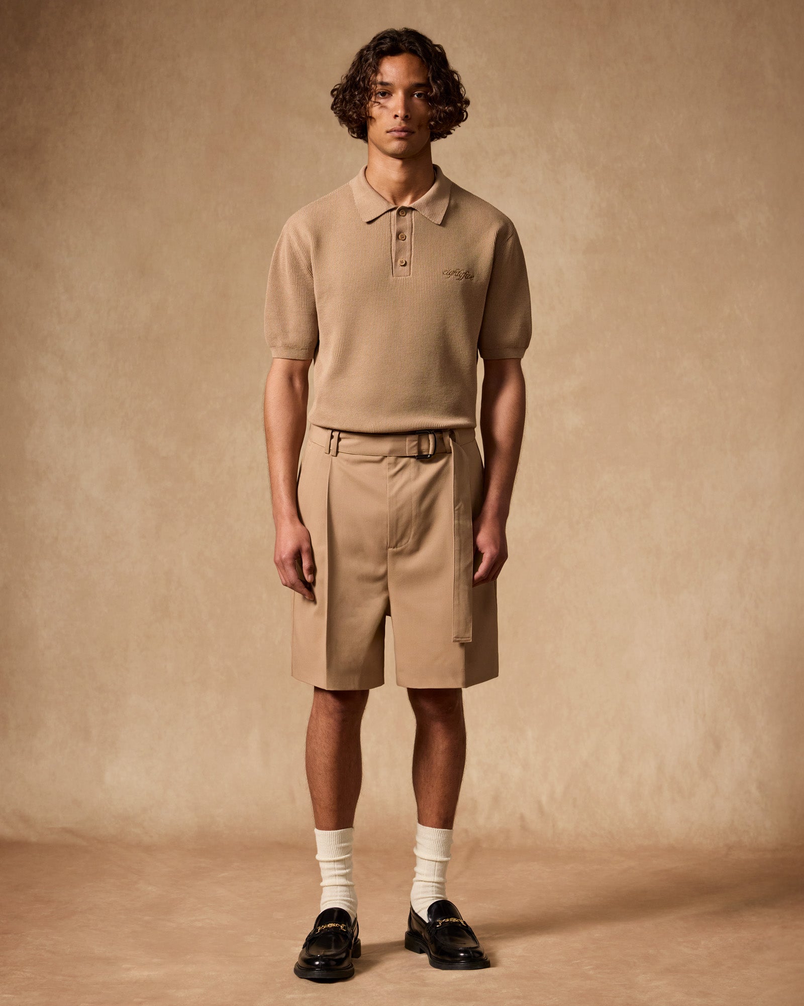 Belted Tailored Shorts