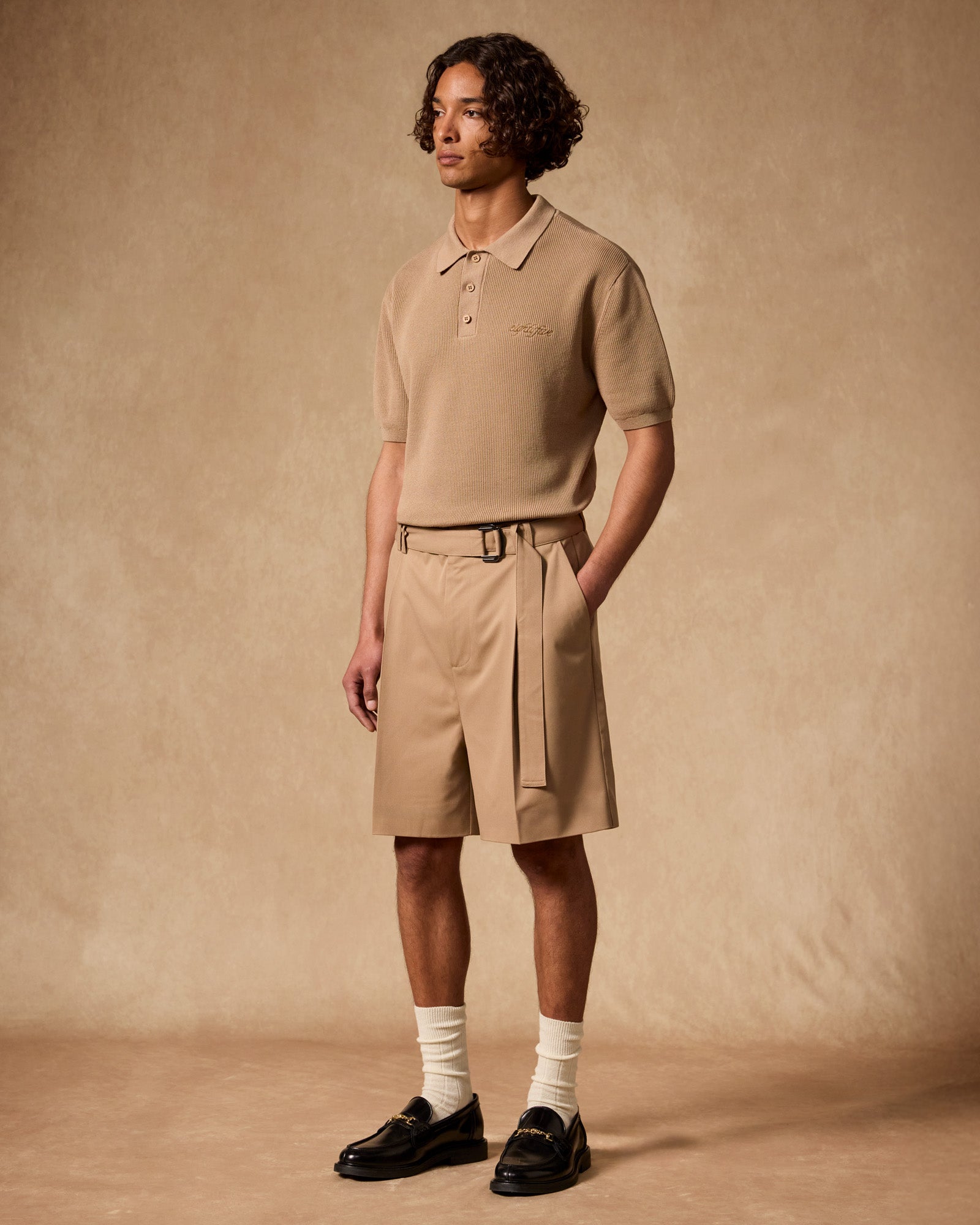 Belted Tailored Shorts