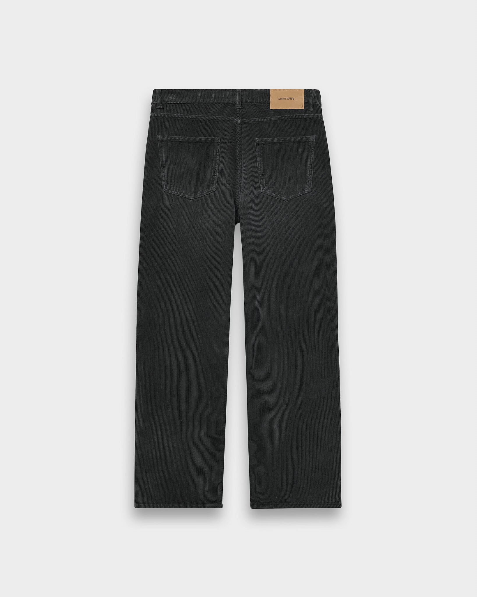Washed Pleated Corduroy Pants