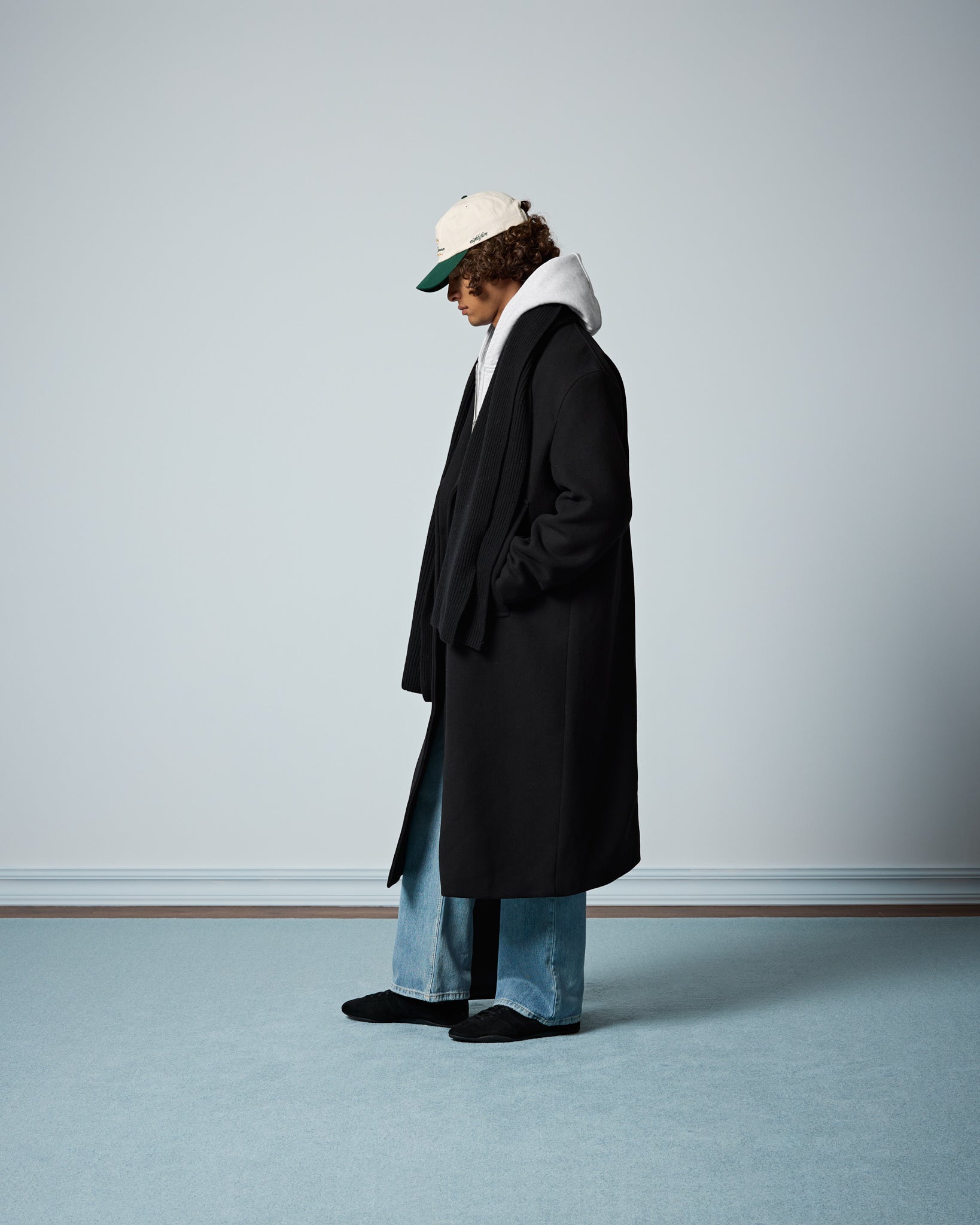 Double-Breasted Wool Coat