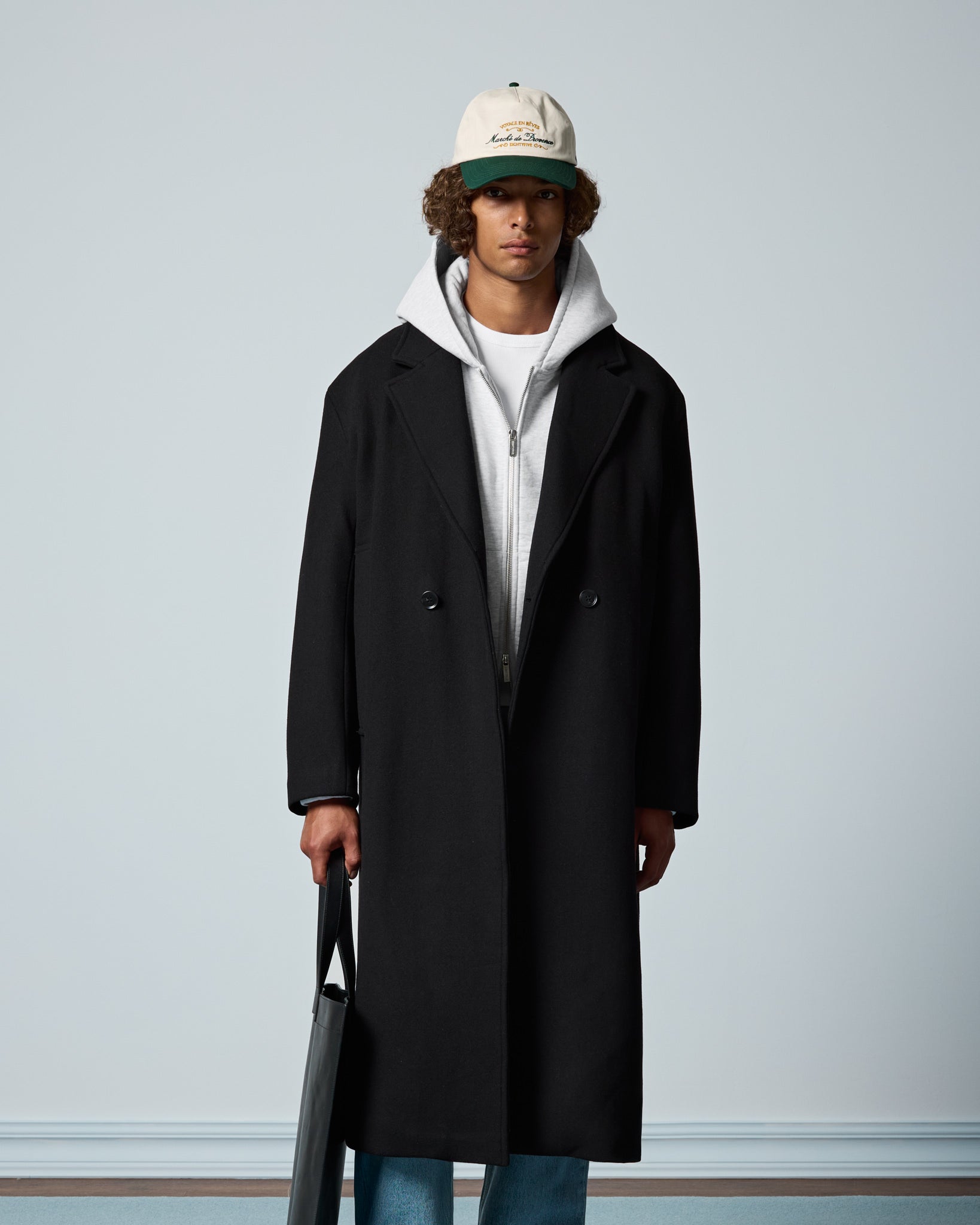 Double-Breasted Wool Coat