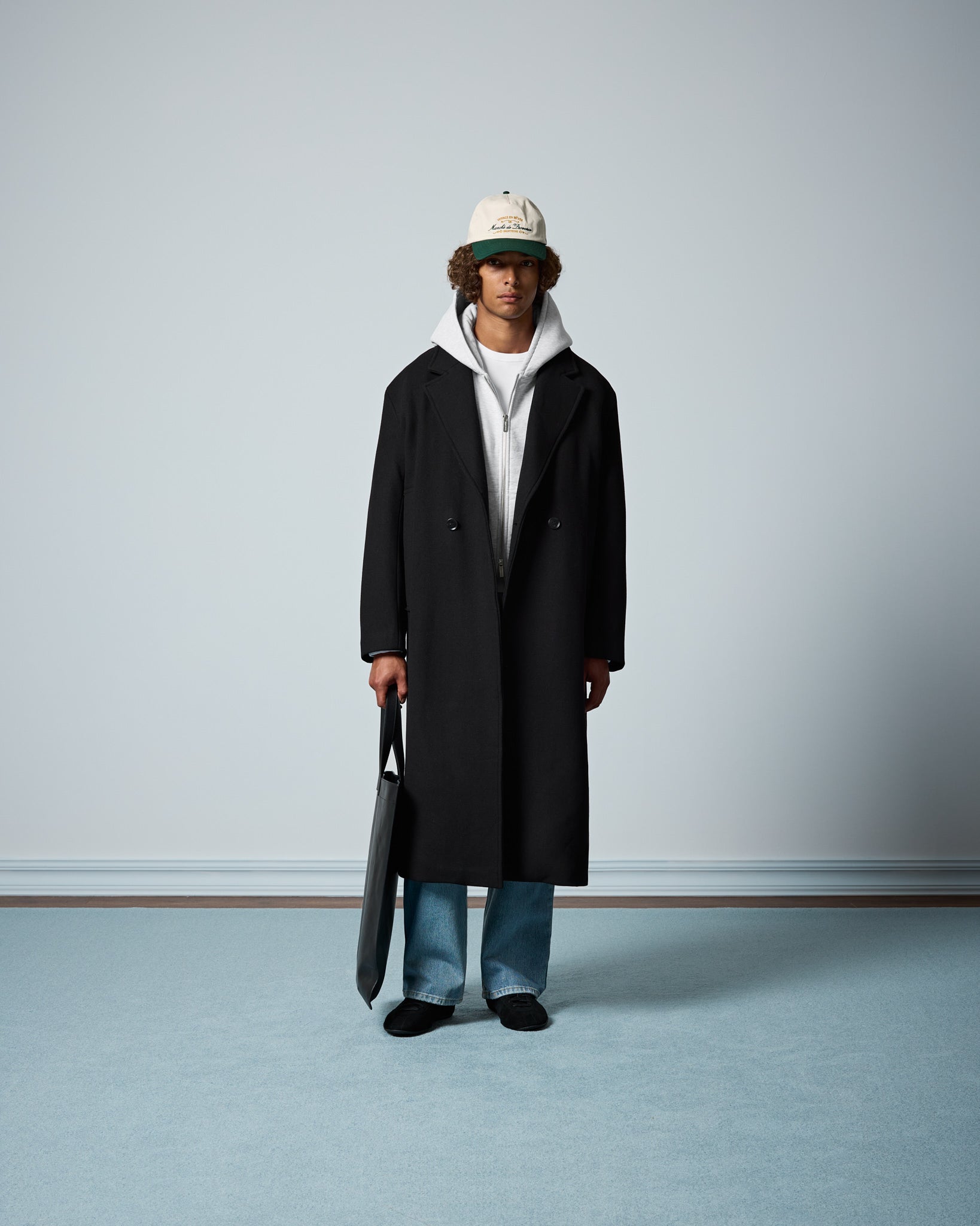 Double-Breasted Wool Coat