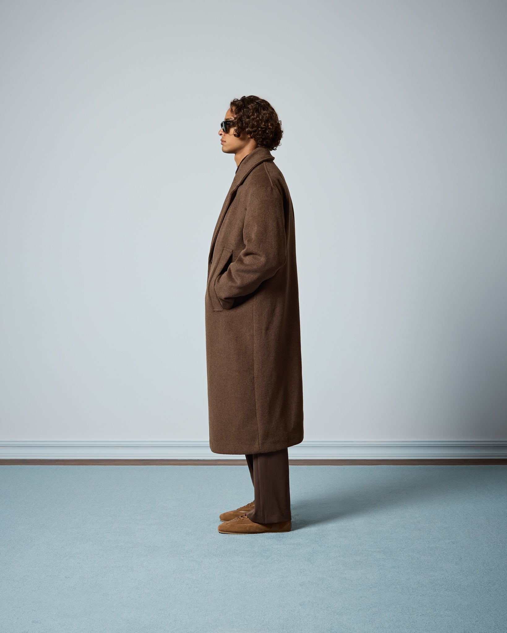 Double-Breasted Wool Coat