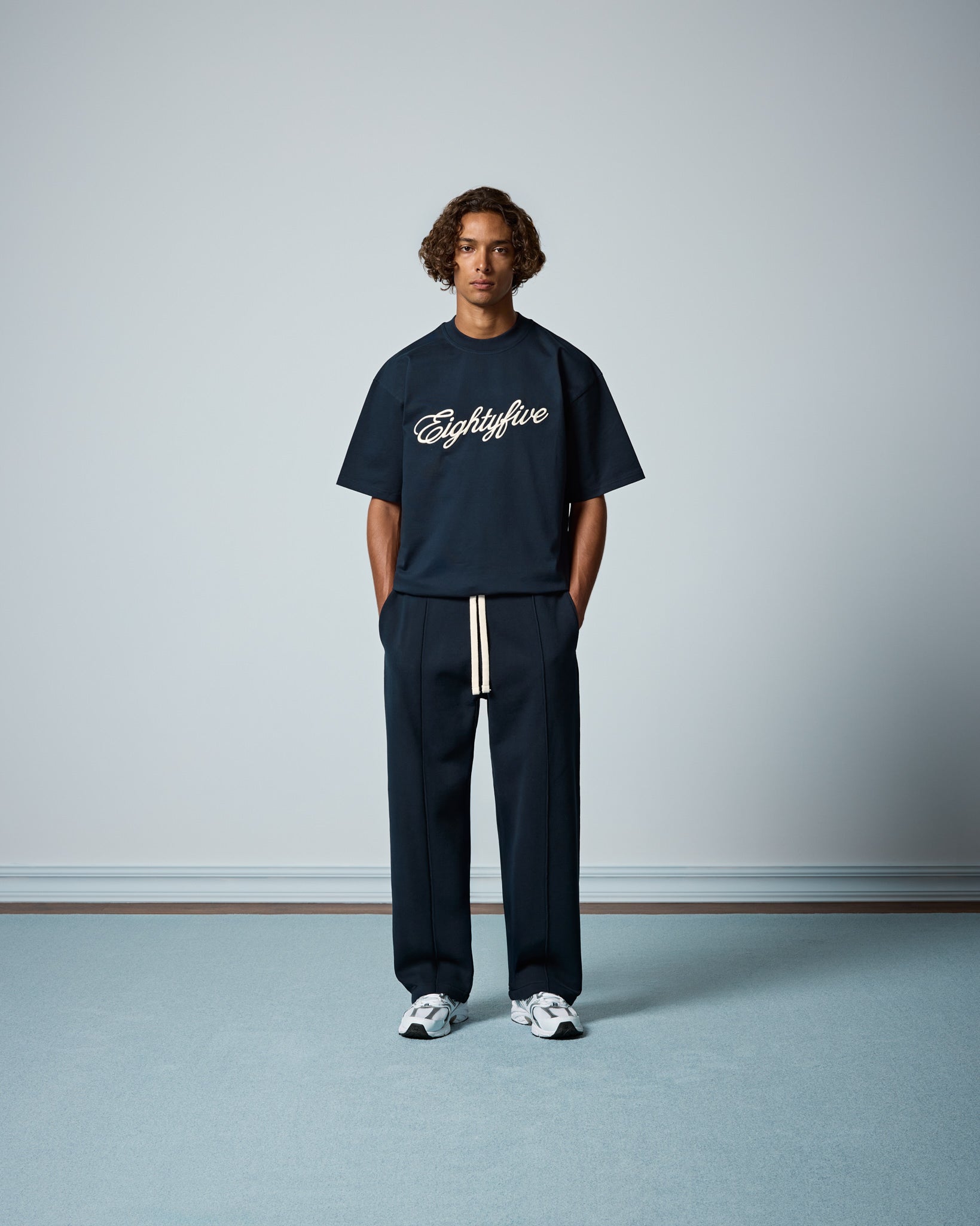 Wide Sweatpants with Seams