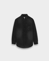 Washed Corduroy Button-Down Shirt