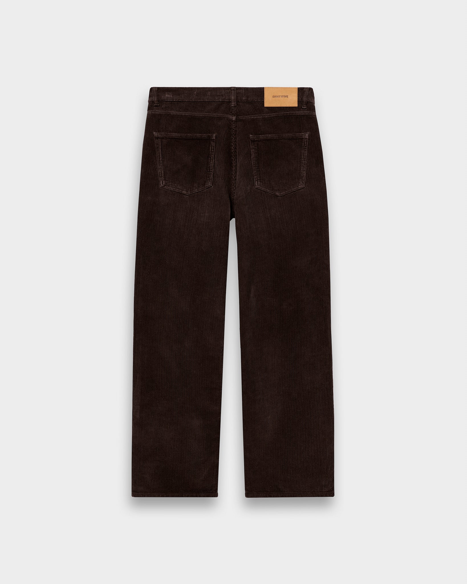 Washed Pleated Corduroy Pants