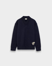 Wool Blend V-Neck Sweater