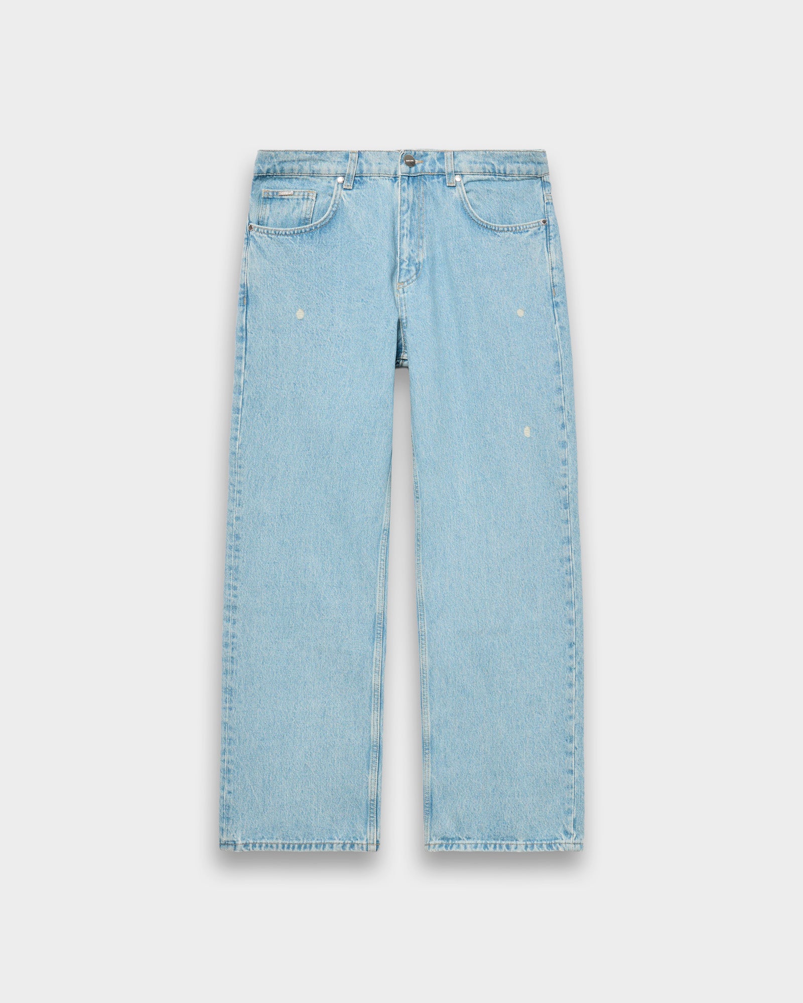 Relaxed Distressed Denim