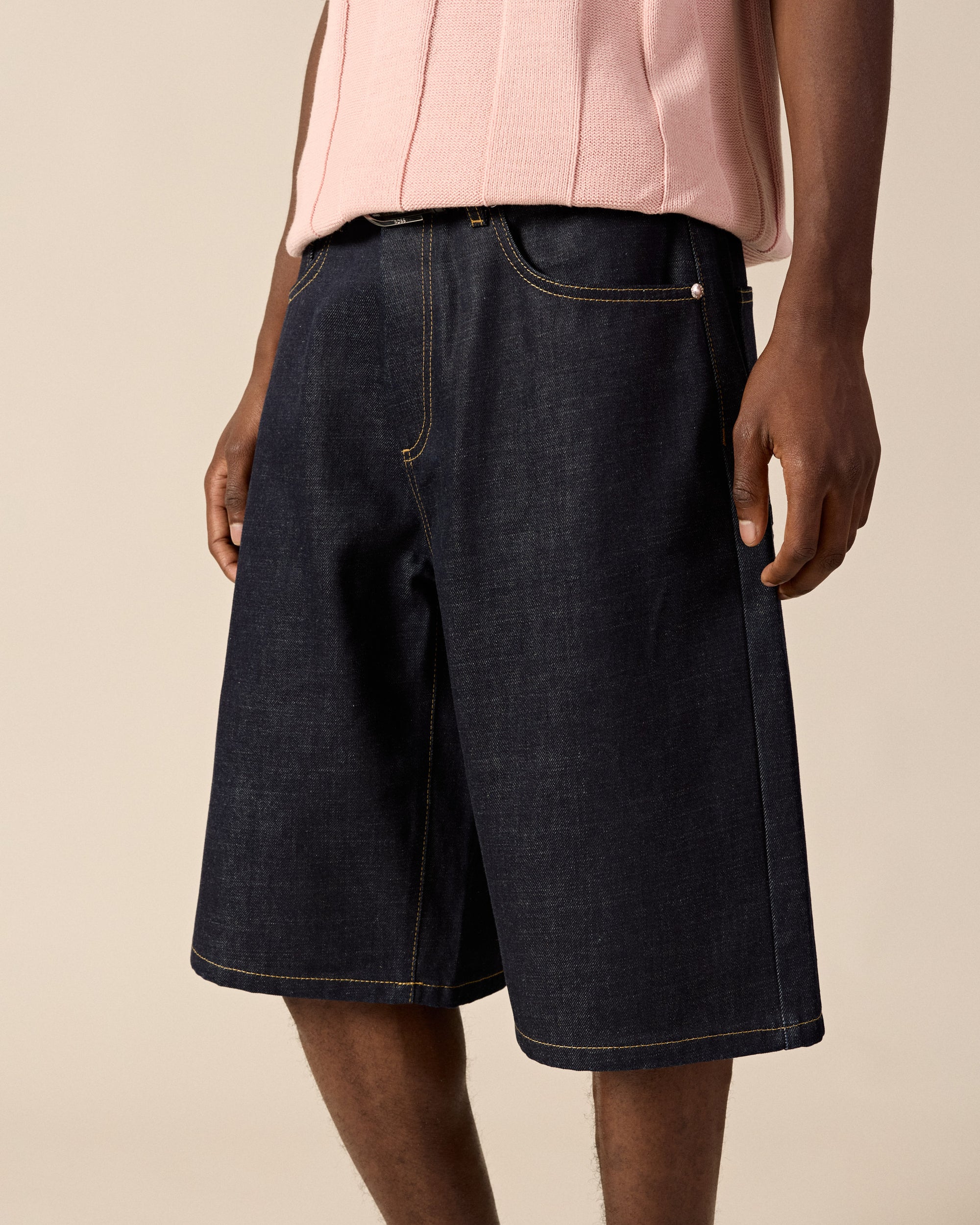 Distressed Baggy Jorts