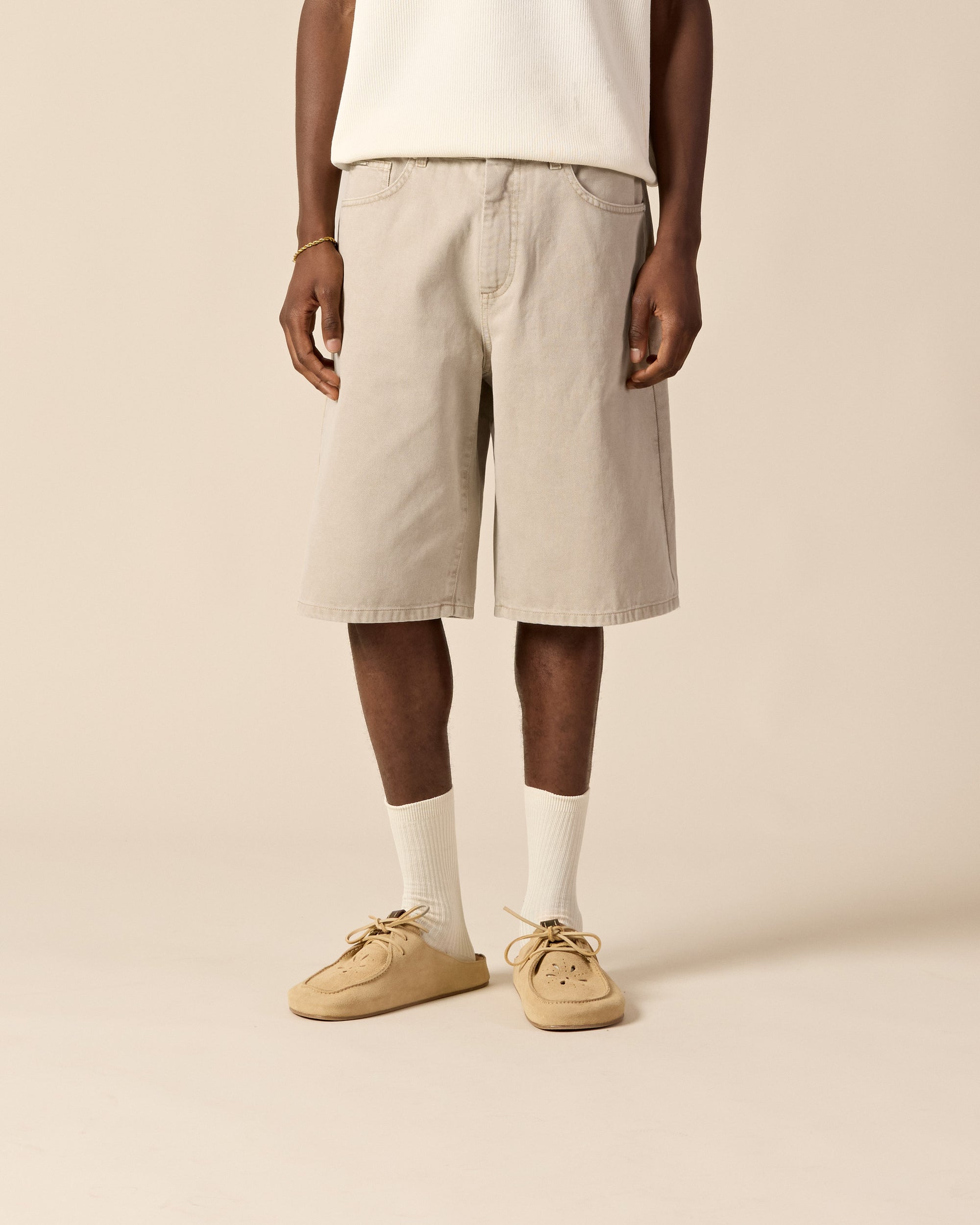Distressed Baggy Jorts