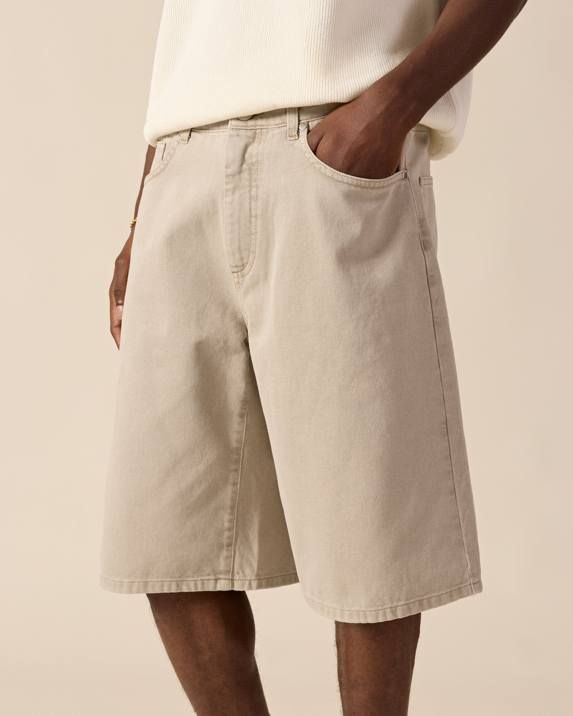 Distressed Baggy Jorts