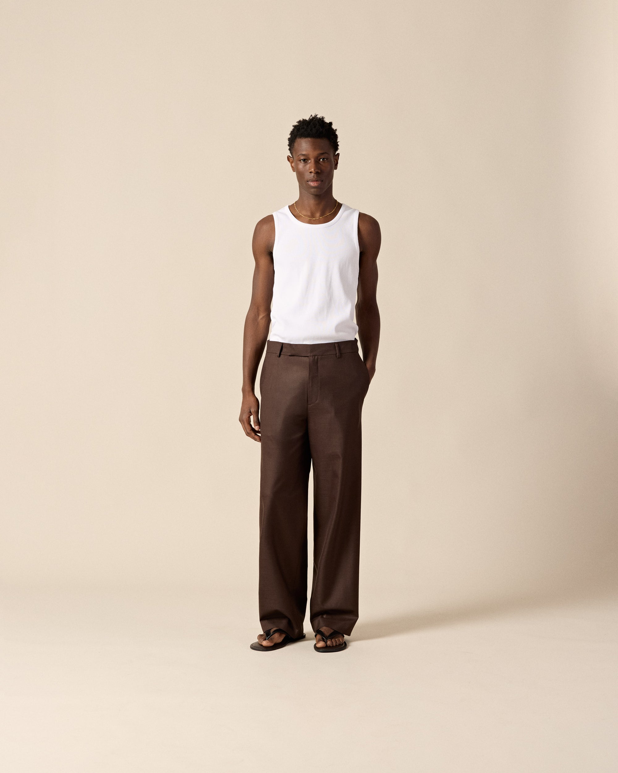 Wool Tailored Pants