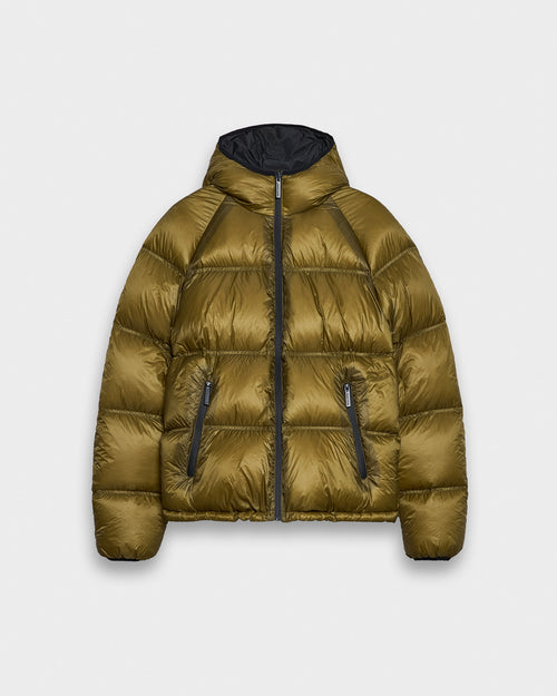 Translucent Reversible Down Puffer Jacket
