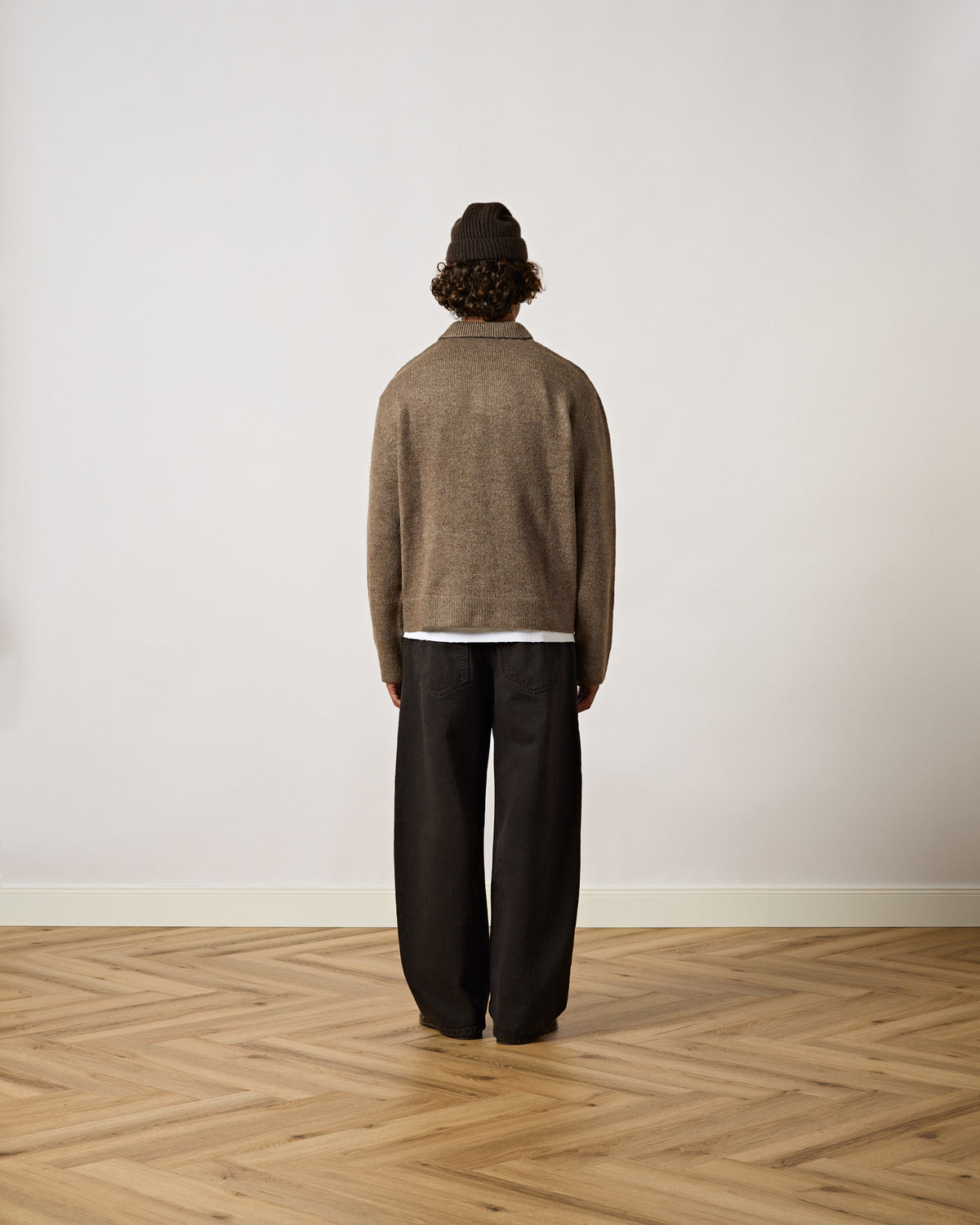 Knit Polo Sweater