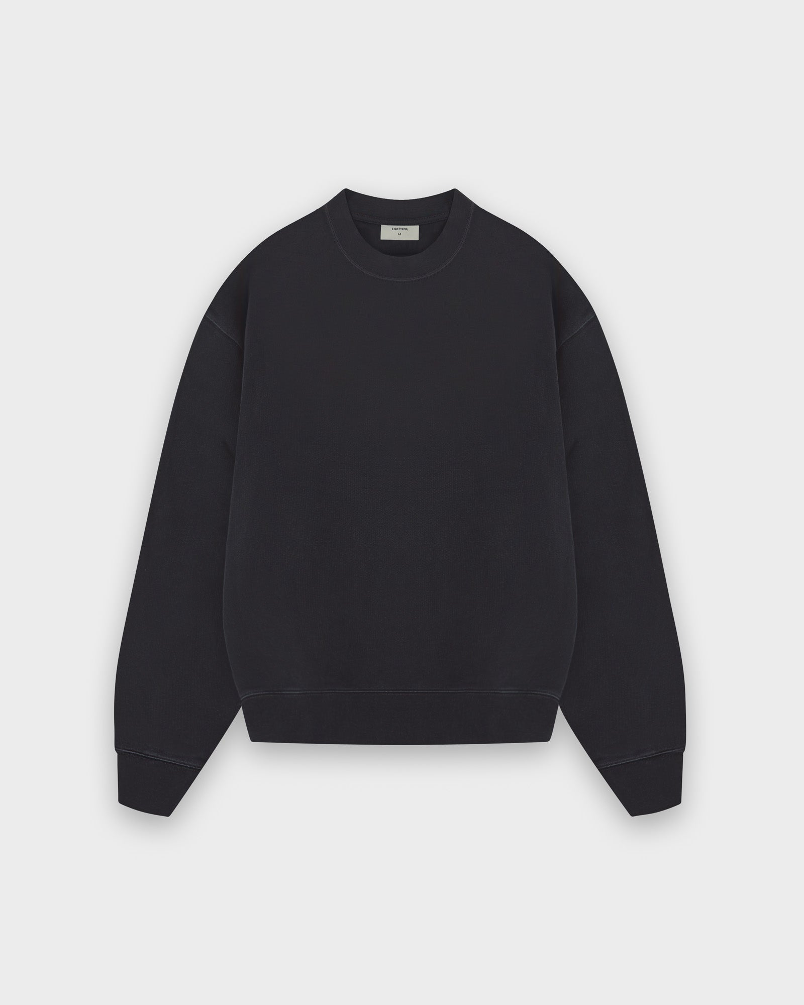 Heavy Dark Grey Basic Sweater