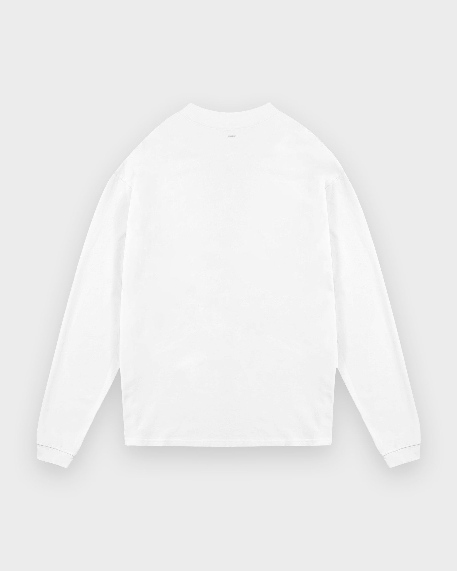 Heavy White Basic Longsleeve