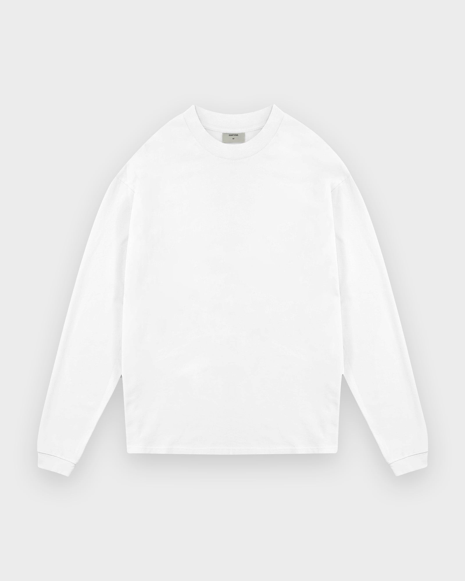 Heavy White Basic Longsleeve