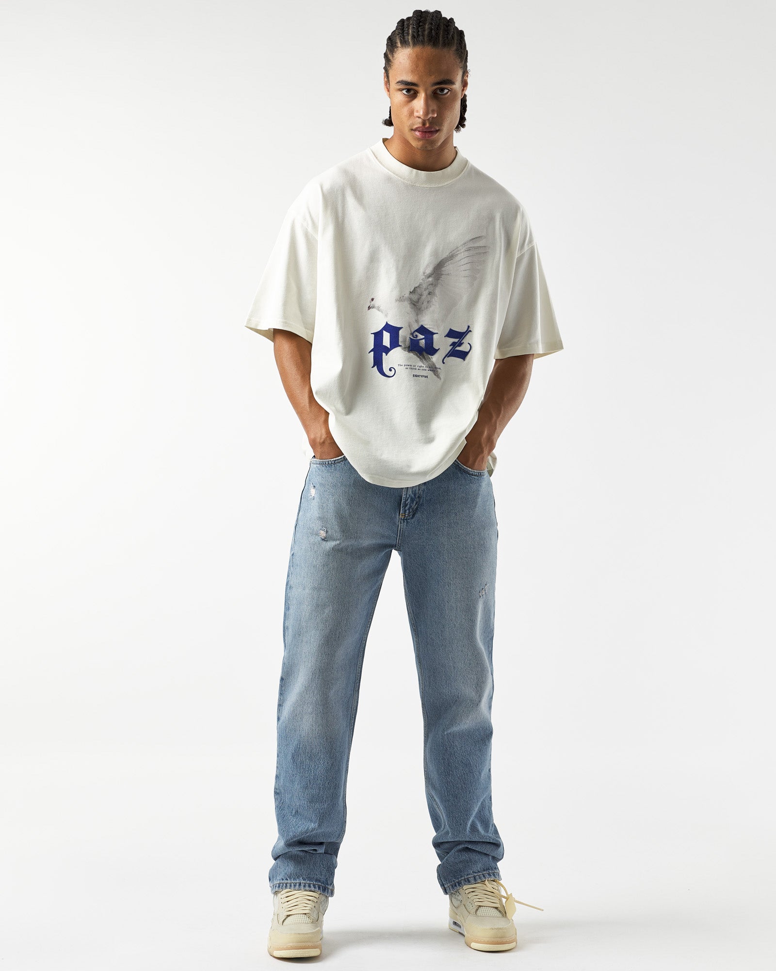 Straight Distressed Jeans
