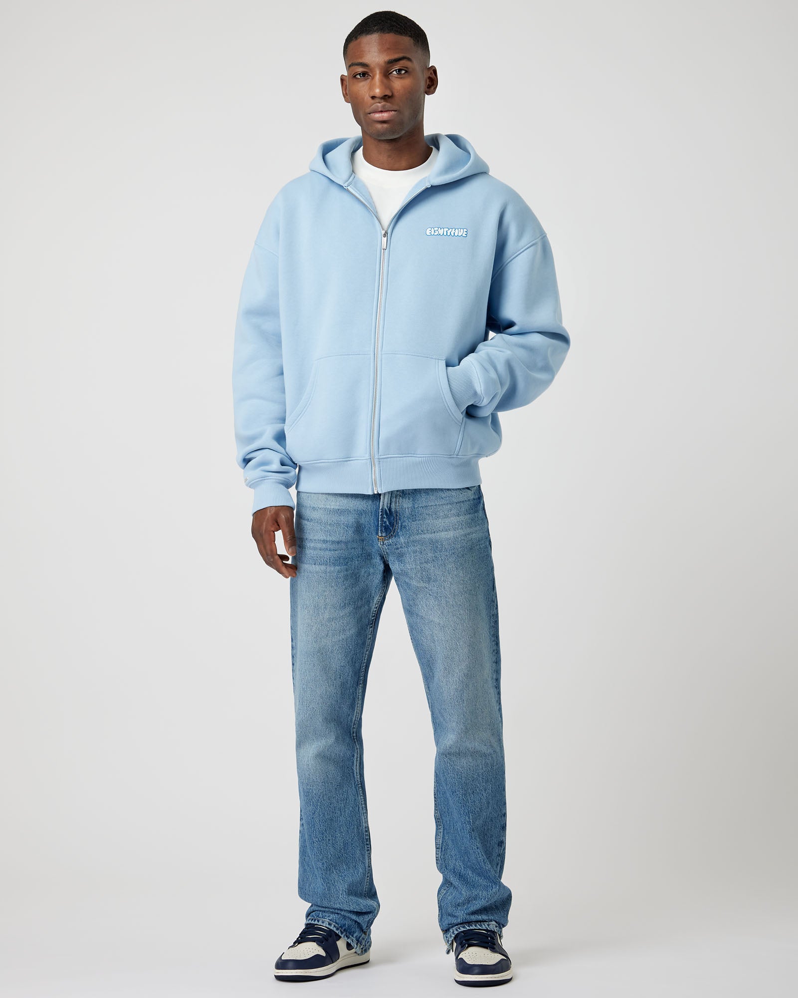 Distressed Split Jeans