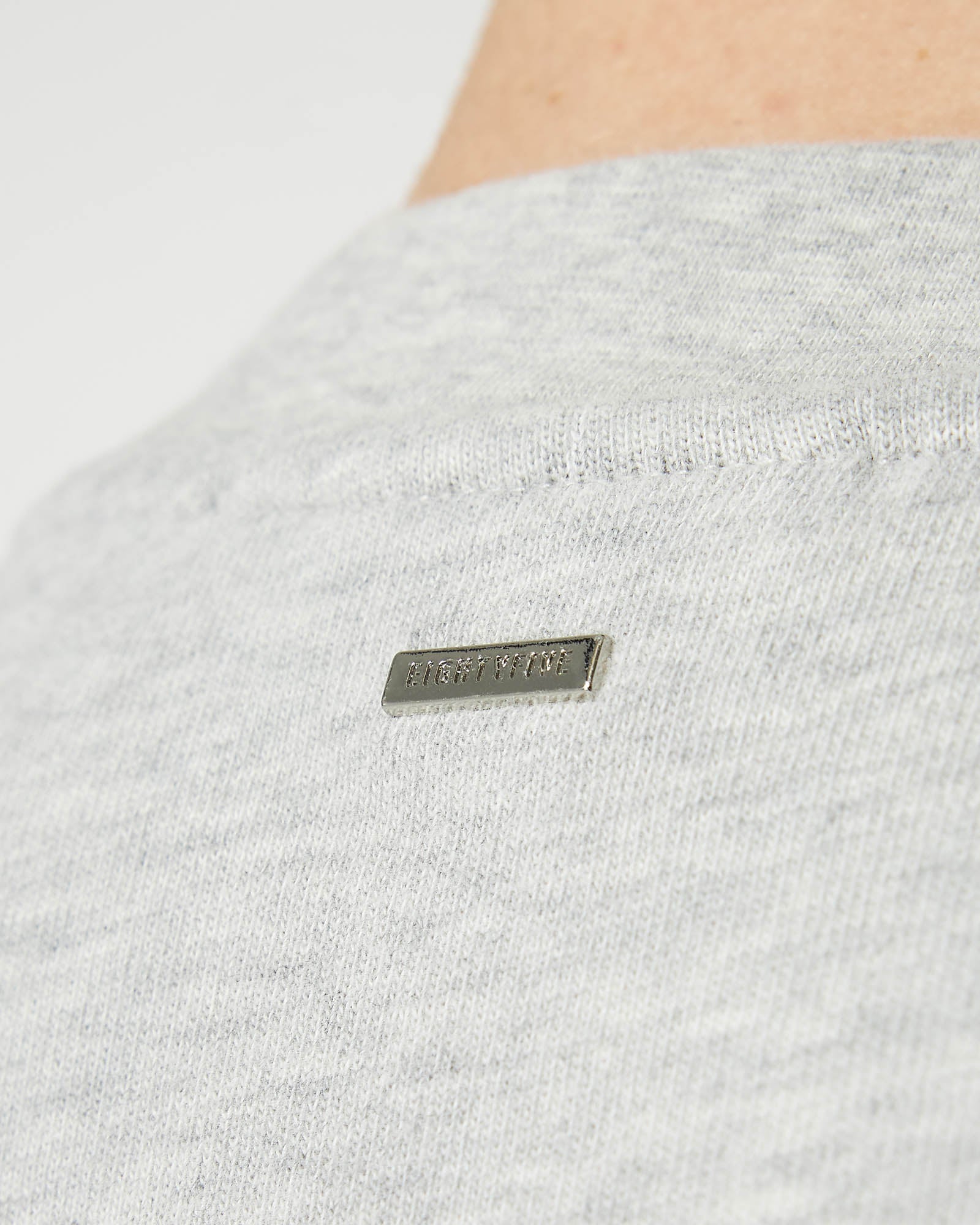 Heavy Gray Melange Basic T-Shirt