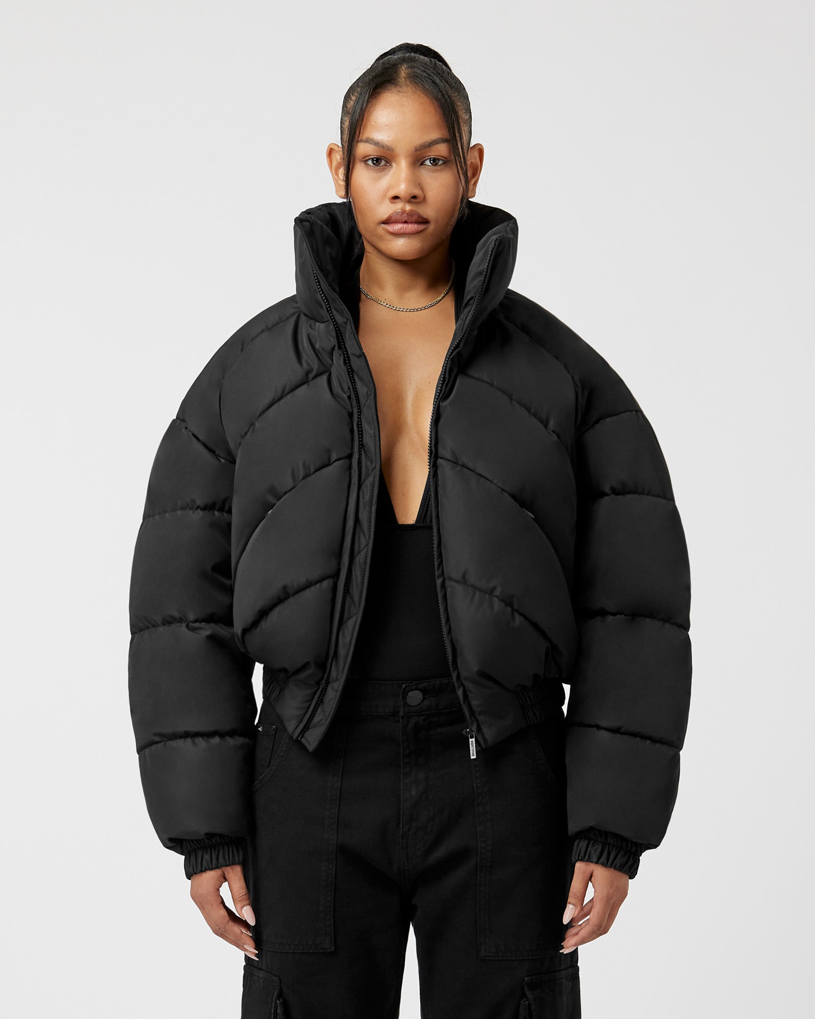 Cropped Puffer Jacket