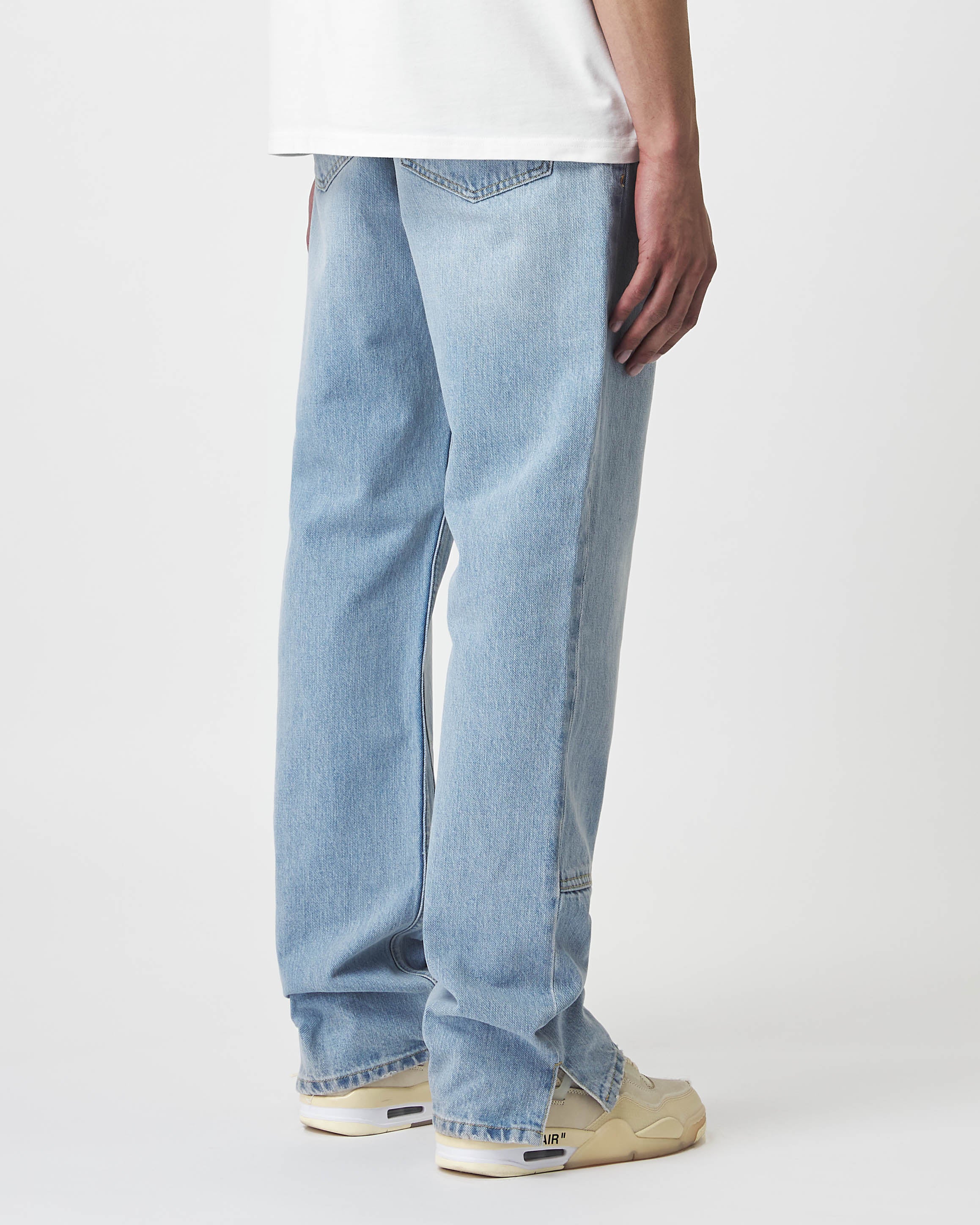 Straight Split Carpenter Jeans