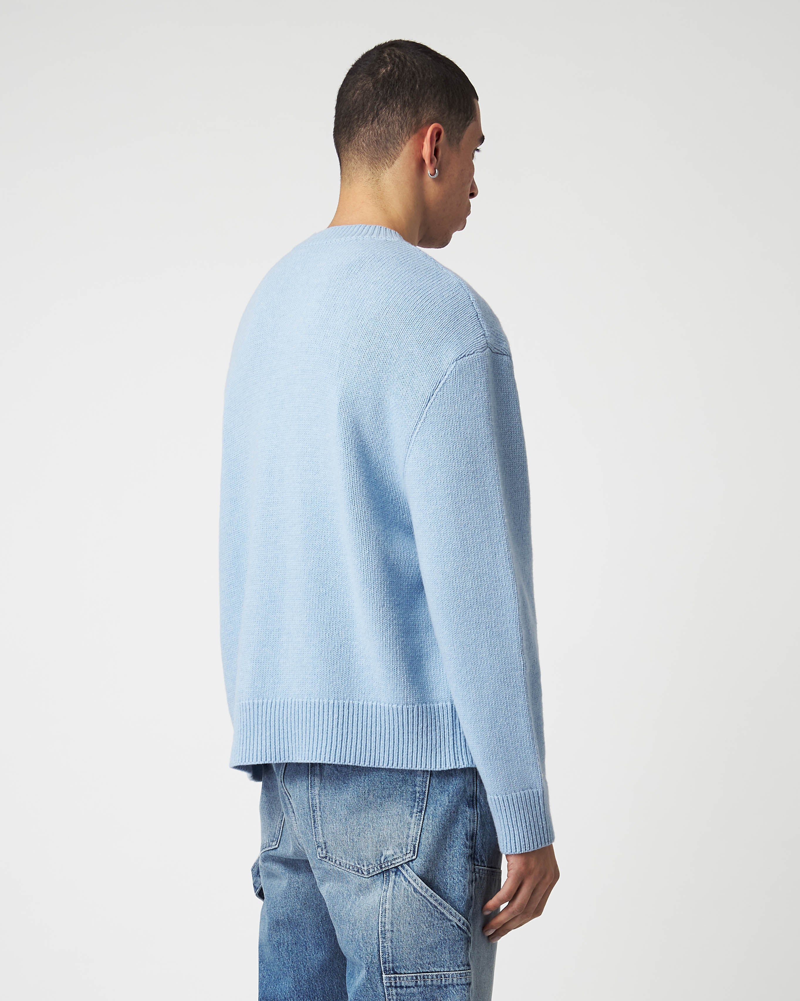 Baby blue knit sweater