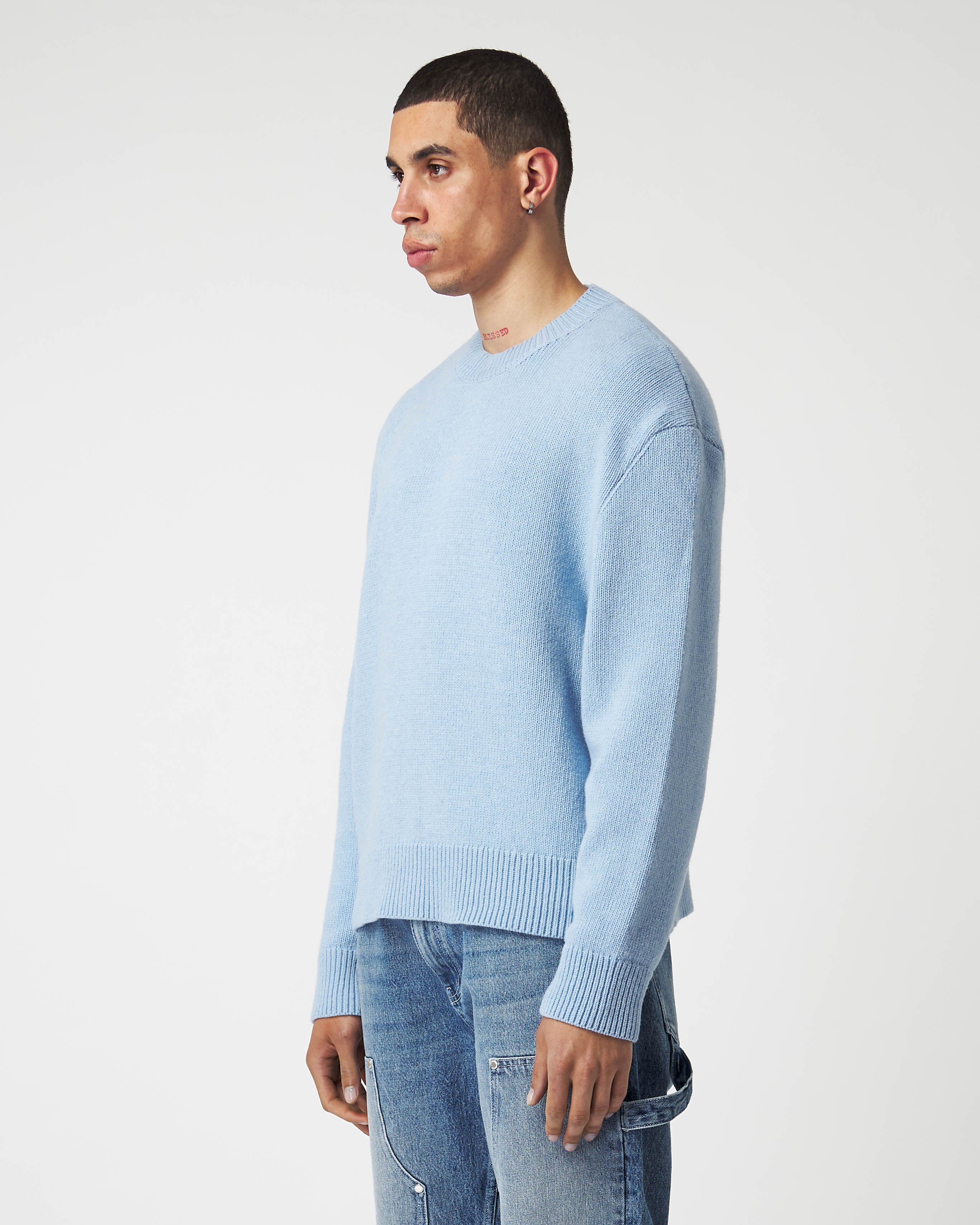 Baby blue knit sweater