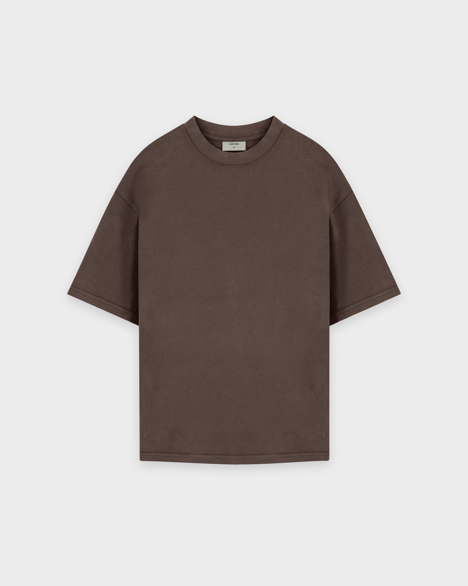 Heavy Chocolate Brown Basic T-Shirt