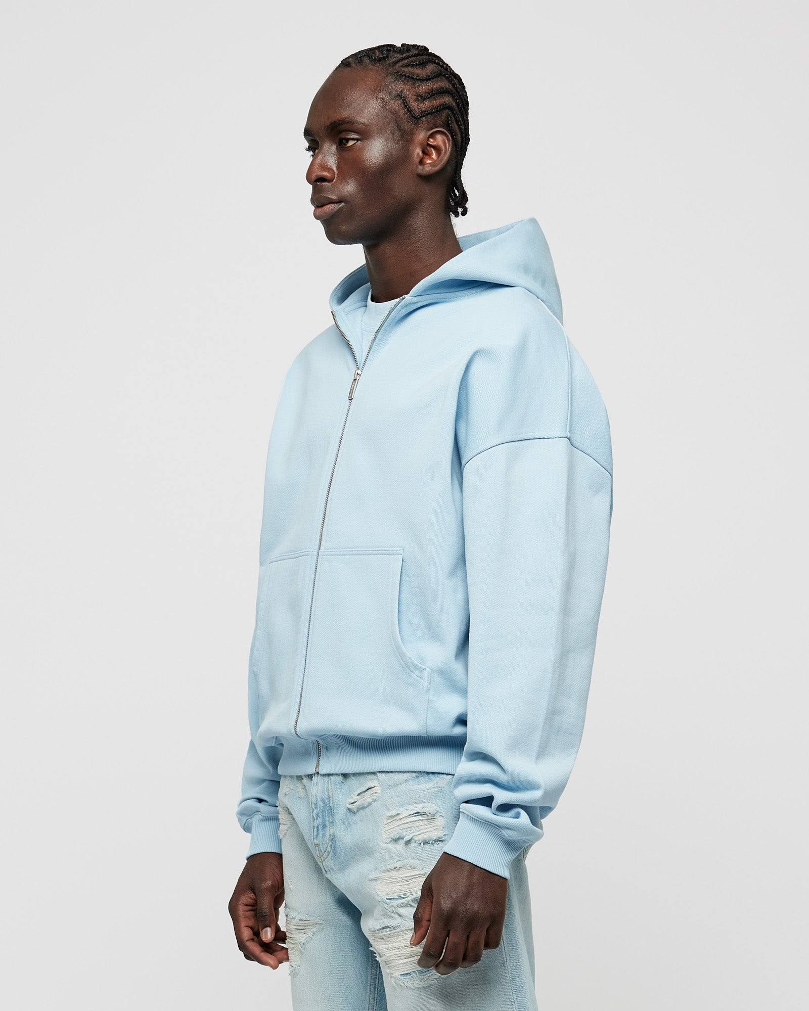 Baby blue hoodie clearance mens
