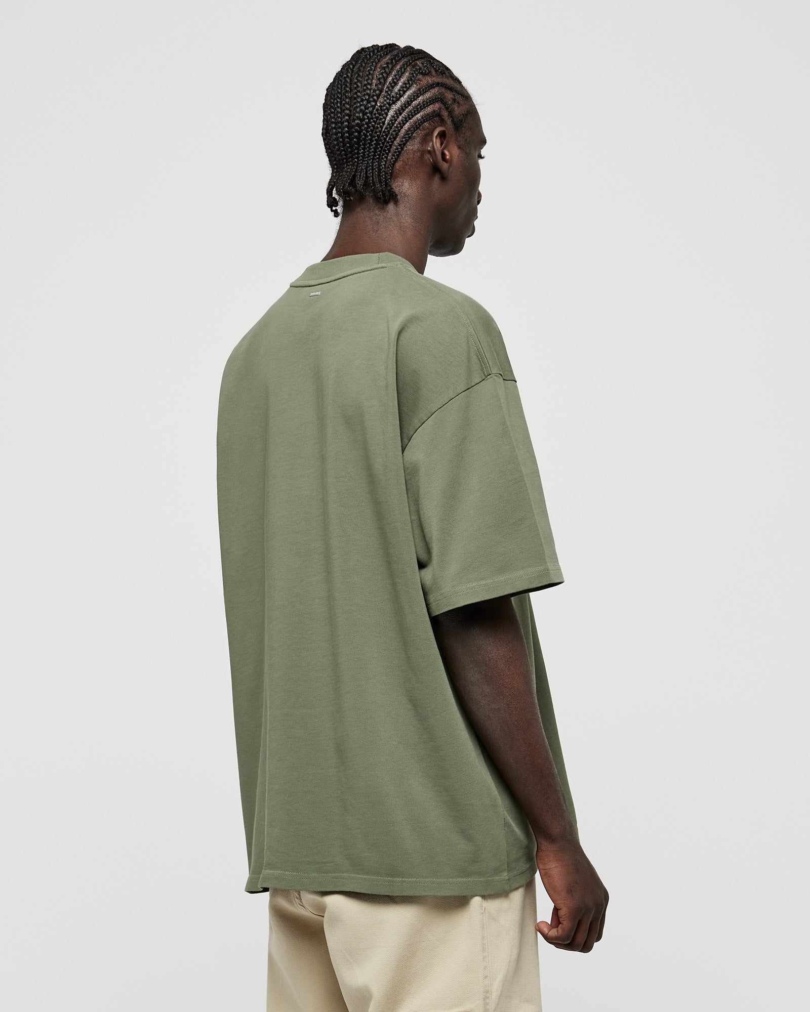 Smokey Green Basic T-Shirt